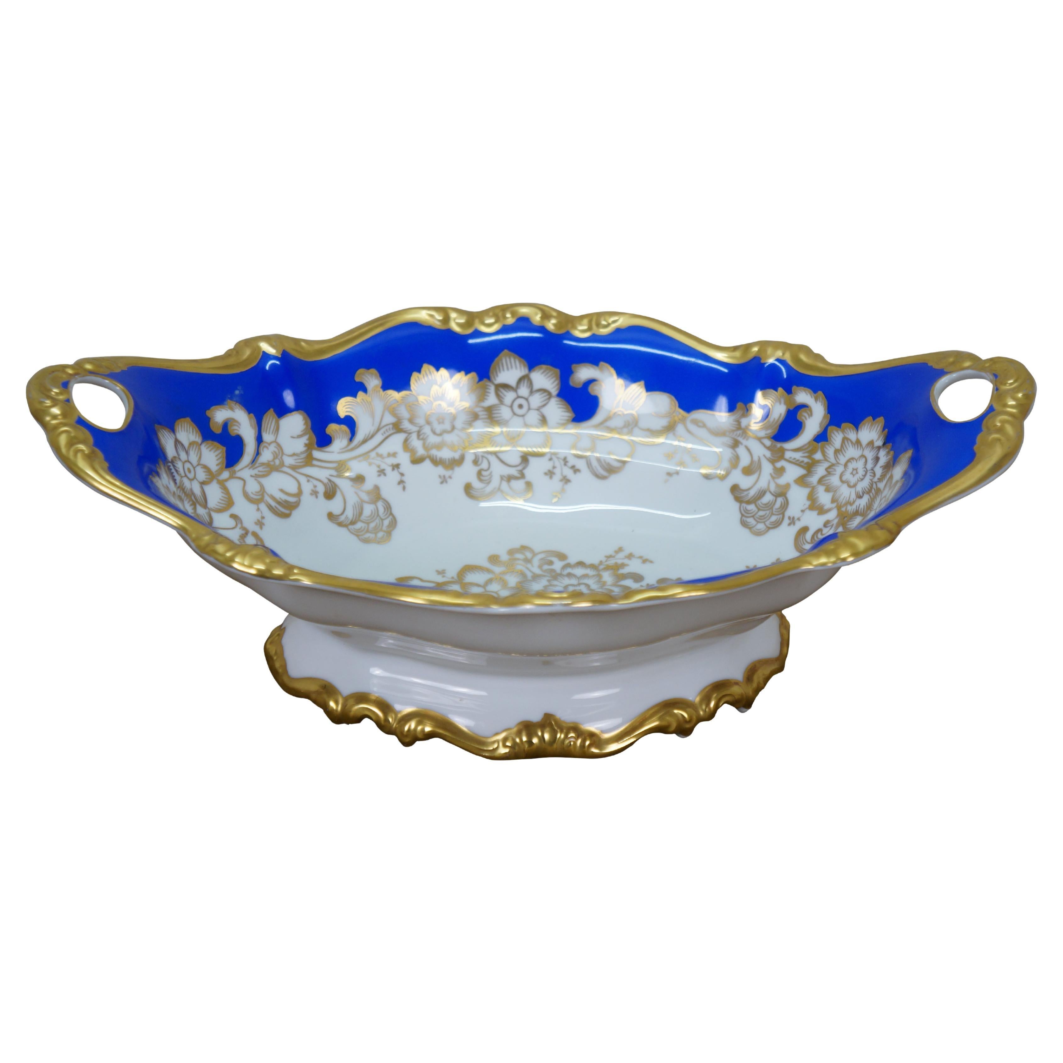 Rosenthal Pompadour Porcelain Serving Dish Centerpiece Compote 14" For Sale