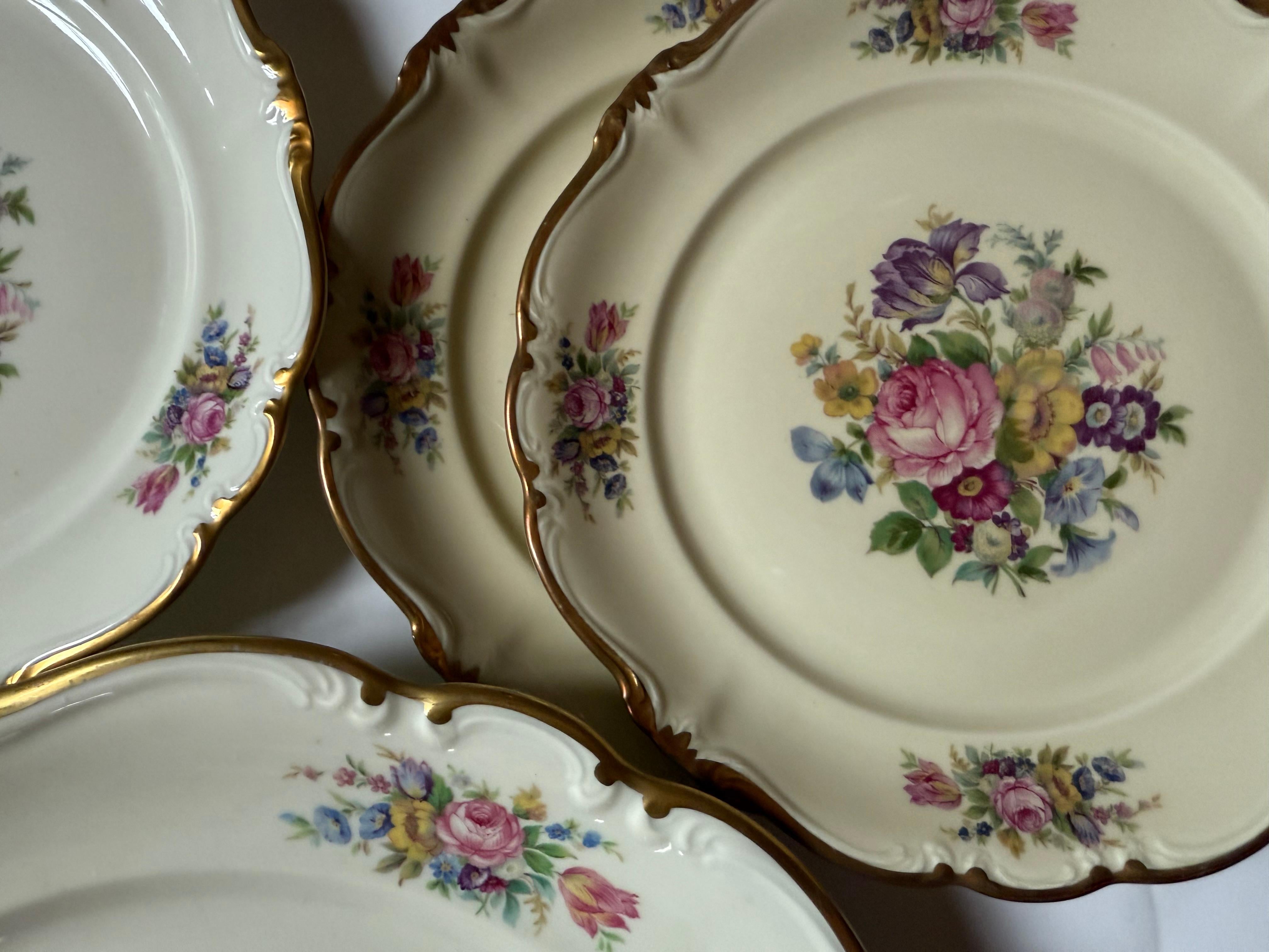 Rosenthal Pompadour porcelana vintage 8 + 1 en venta 1