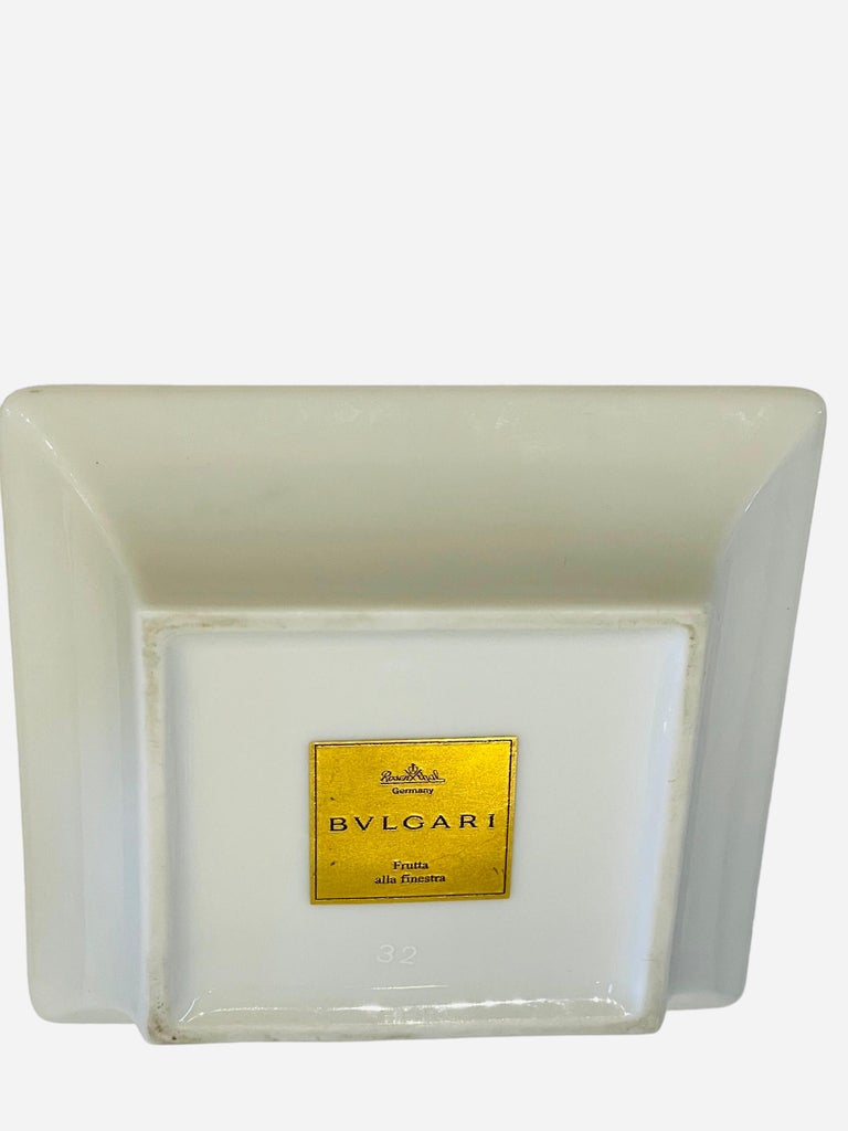 Rosenthal Porcelain Decor Plate Designed By Bulgari For Sale at