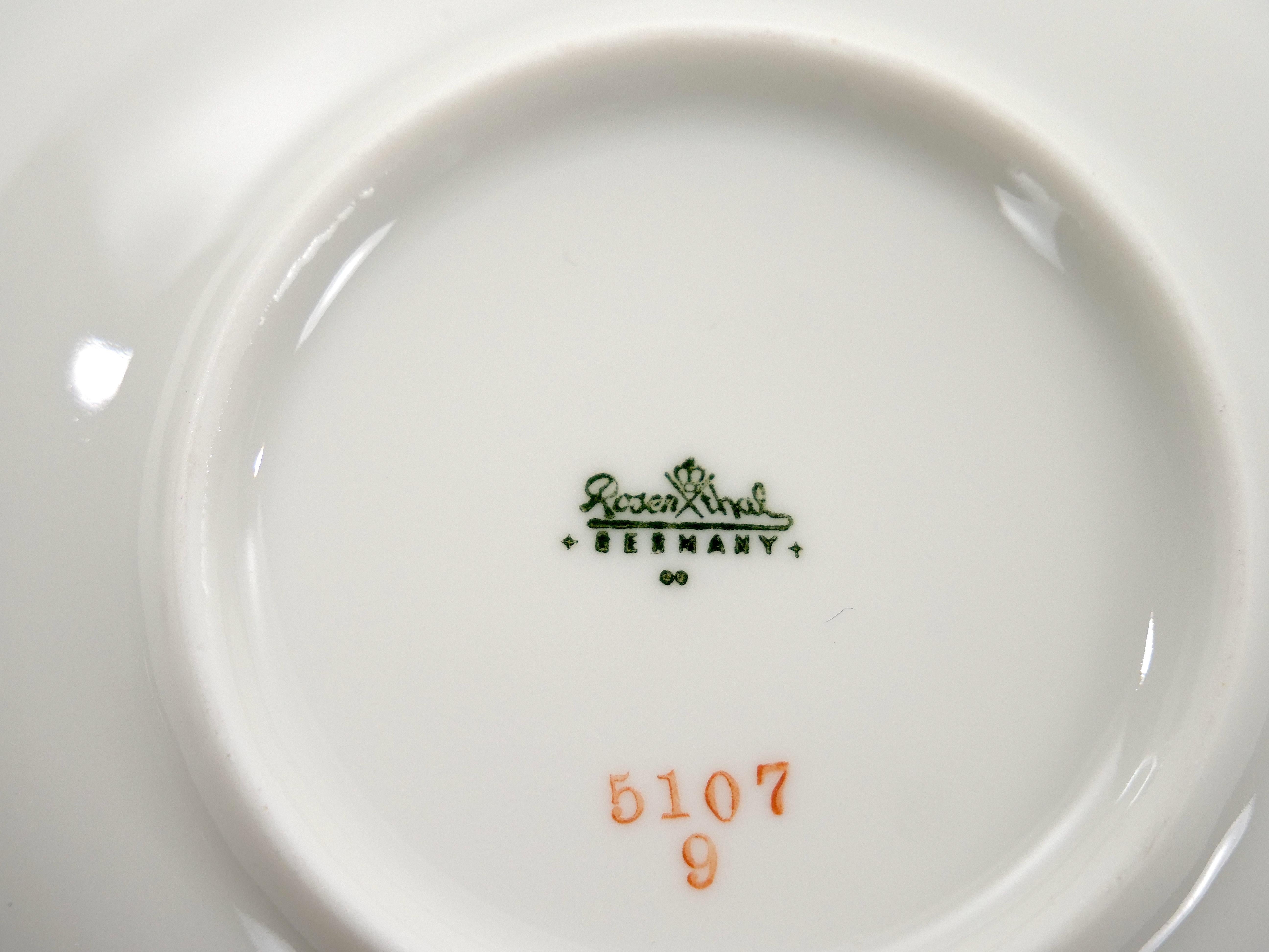 Rosenthal Porcelain Dinnerware & Coffee Service / 14 People 9