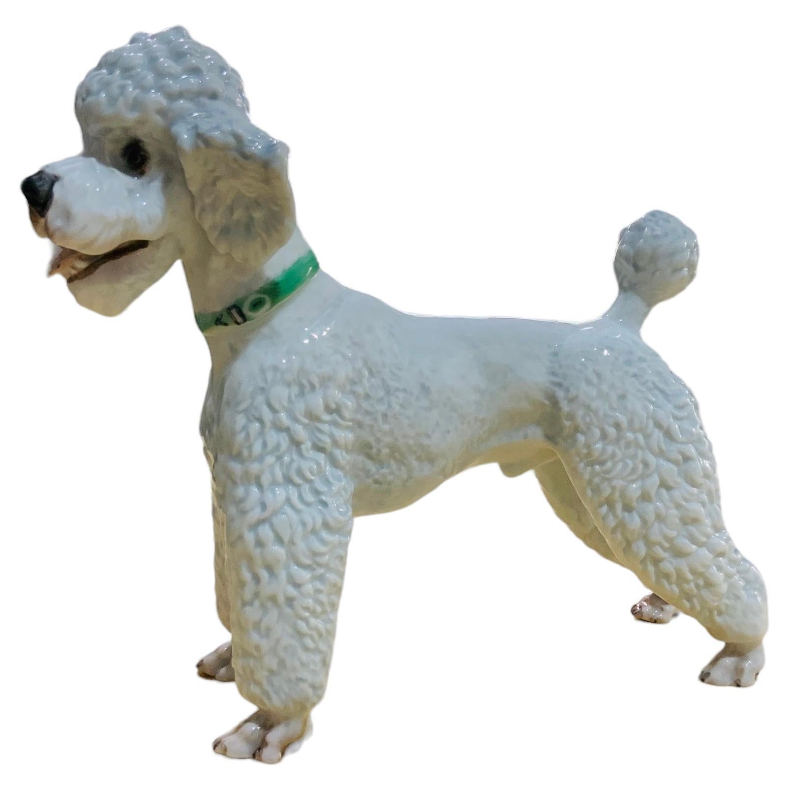 Rosenthal  Porzellanfigur eines Pudelhundes