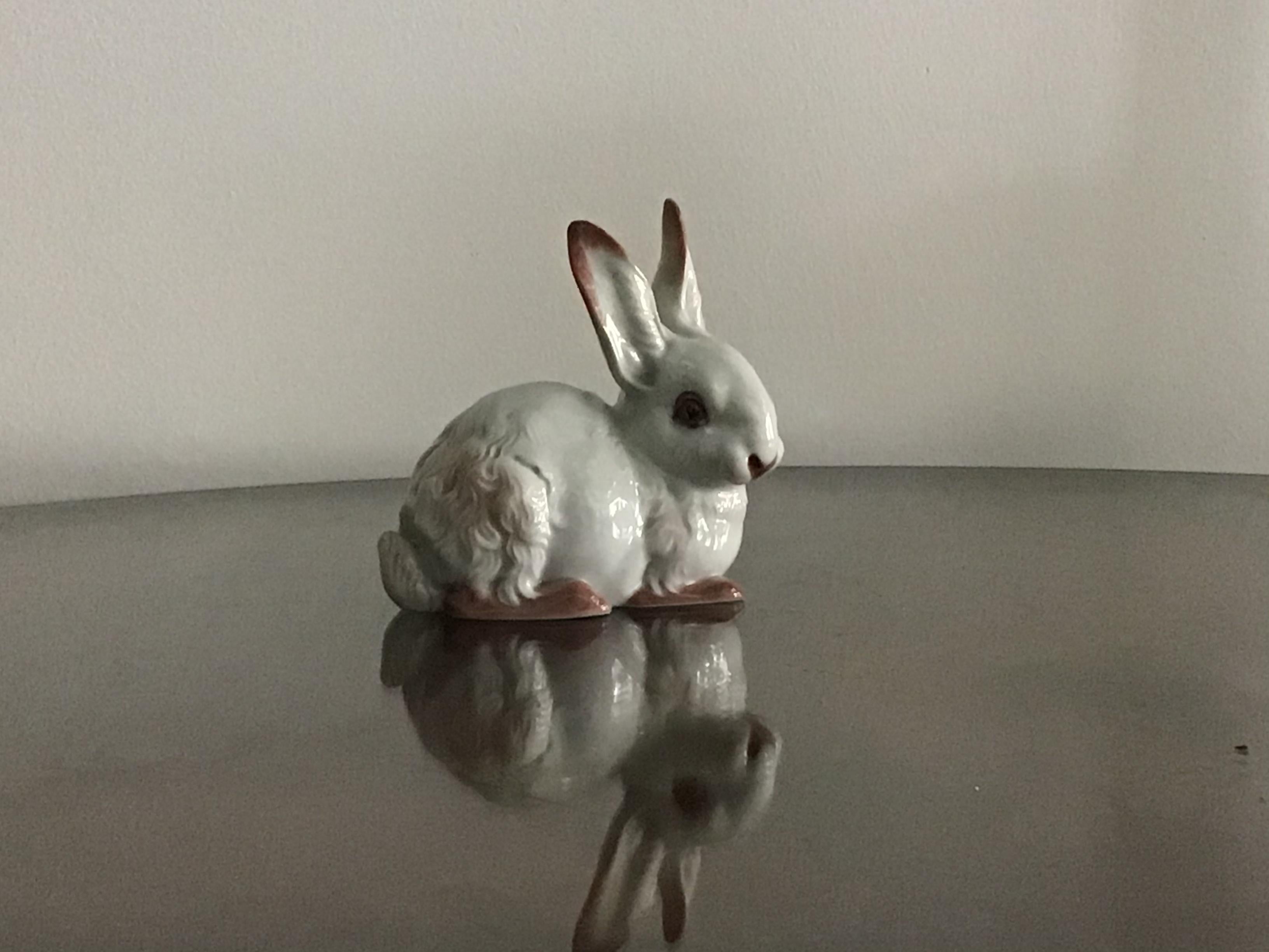 Rosenthal Porcelain Rabbit 1960 Germany  1