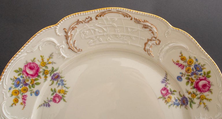 Rosenthal Assiette plate Sanssouci Ivoire Diplomate, Porcelaine