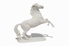 "Rearing Horse", Rosenthal Porcelain, Model #1047-I, Bahnhof-Selb, by Meisel 