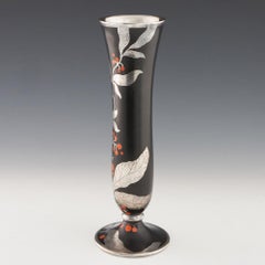 Rosenthal Porcelain Silver Overlay Vase 1935
