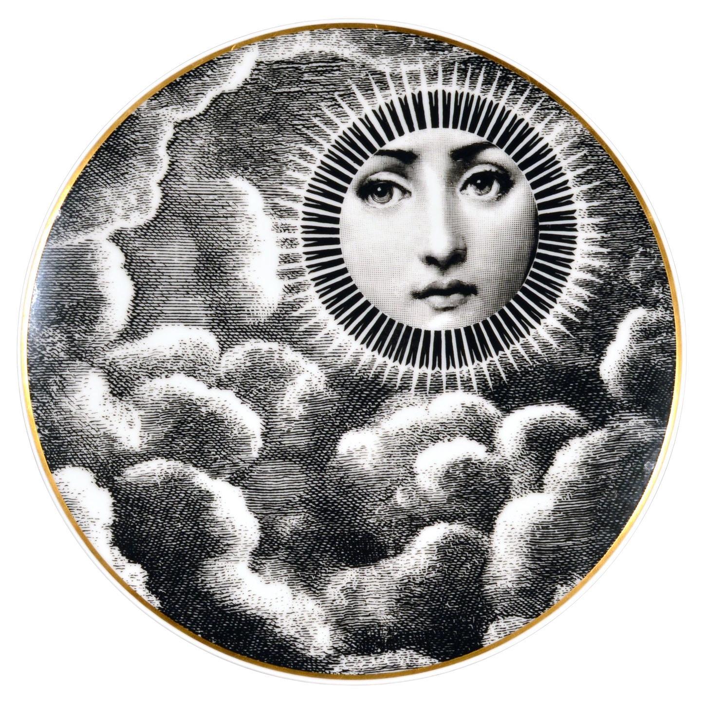 Rosenthal Porcelain Themes & Variations Plate For Piero Fornasetti, The Sun