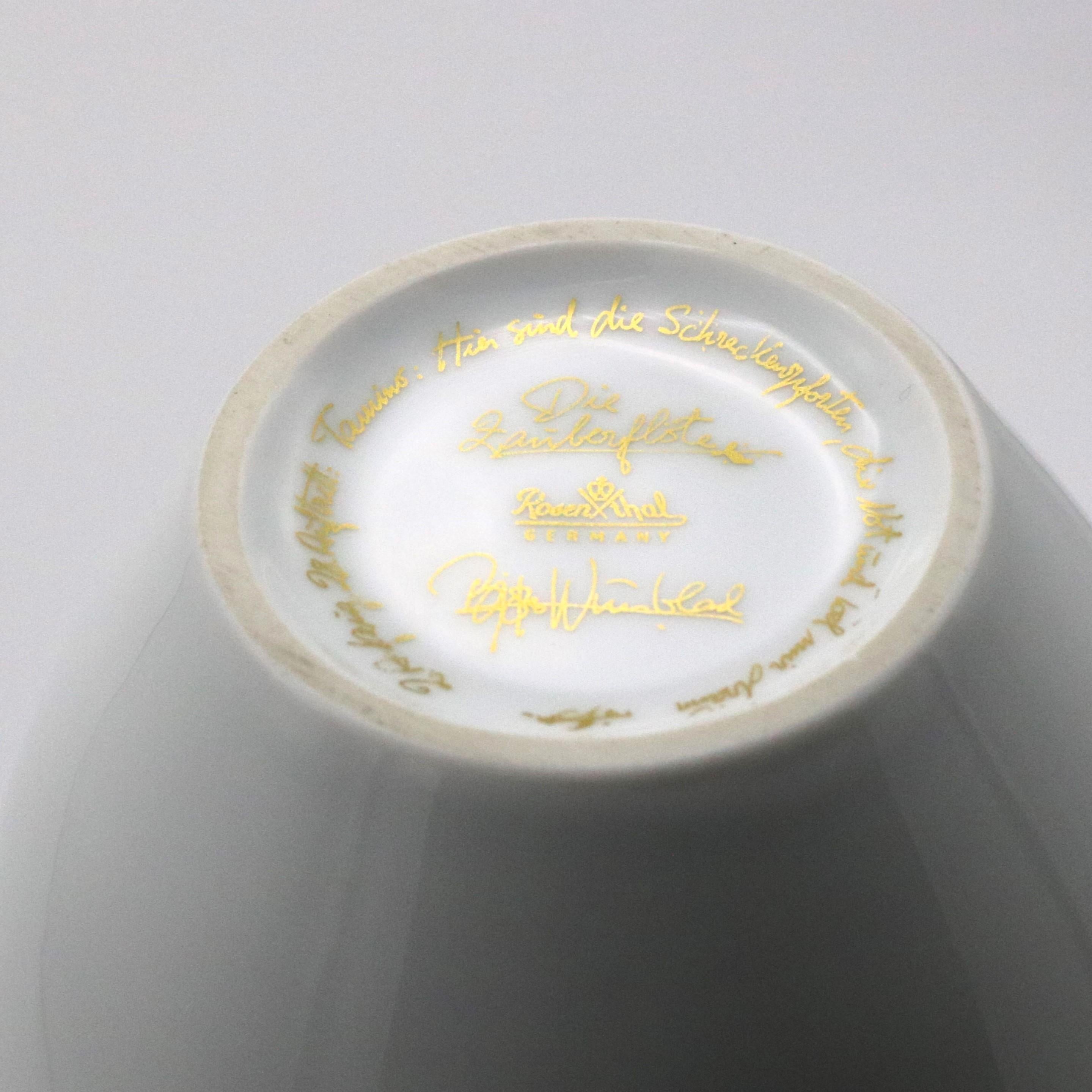 20th Century Rosenthal Porcelain Vase Bjorn Wiindblad Germany 1990 For Sale