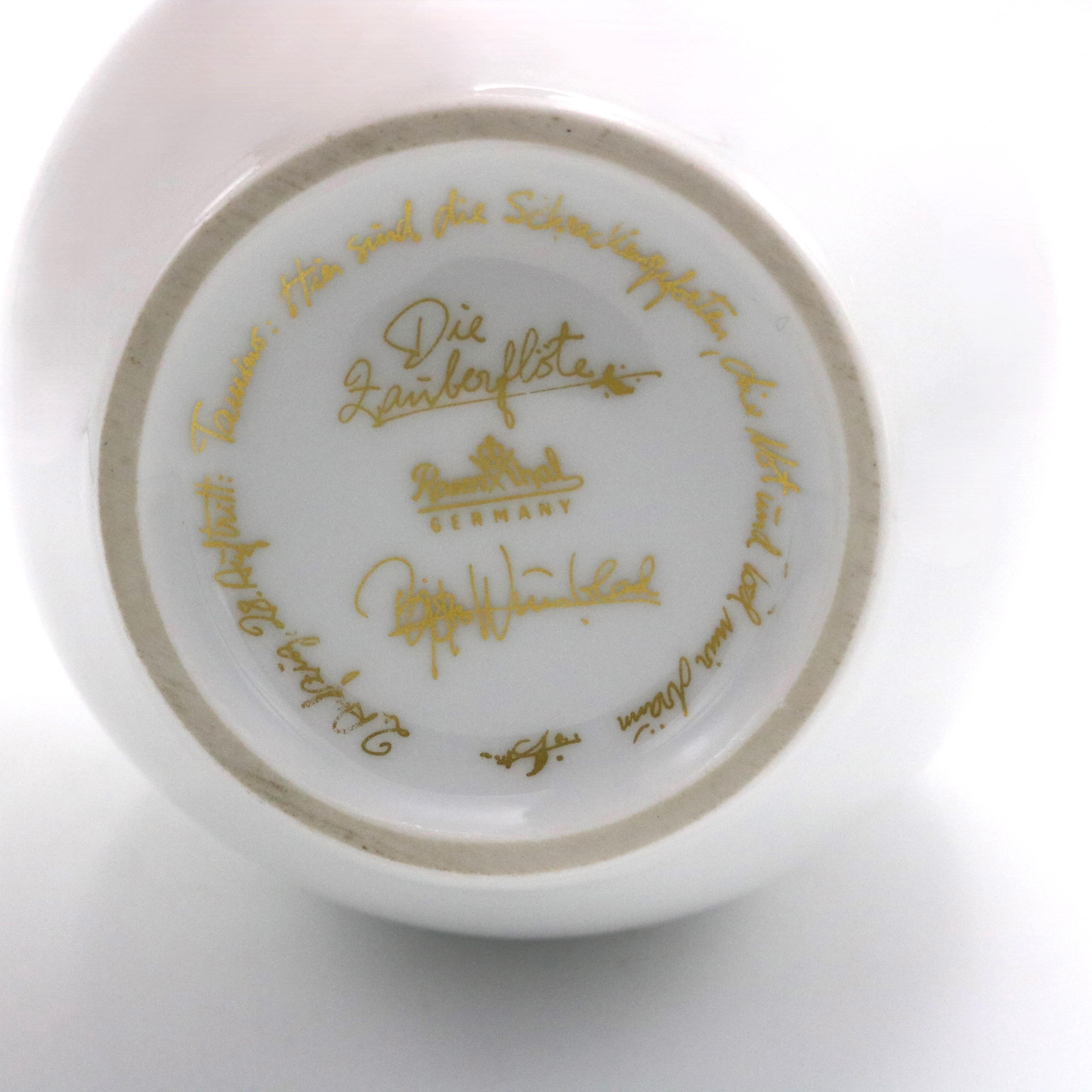 Rosenthal Porcelain Vase Bjorn Wiindblad Germany 1990 For Sale 1