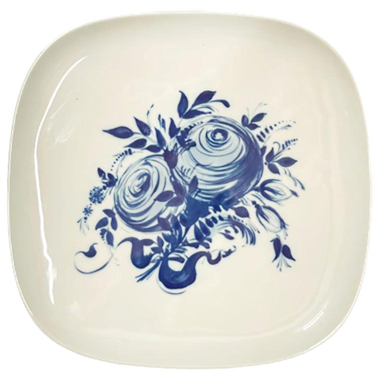 Rosenthal Porcelain Wall Plate by Bjorn Wiinblad, Germany, 1970s For Sale