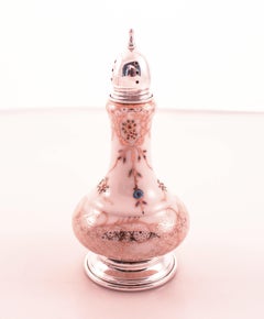 Rosenthal Porcelain with Silver Cap and Base Salt and Pepper Set