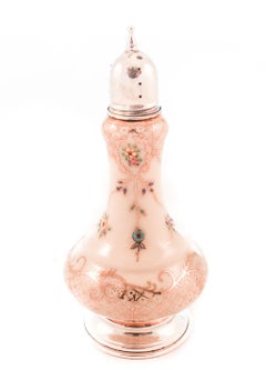 Rosenthal Porcelain with Silver Cap and Base Salt and Pepper Set