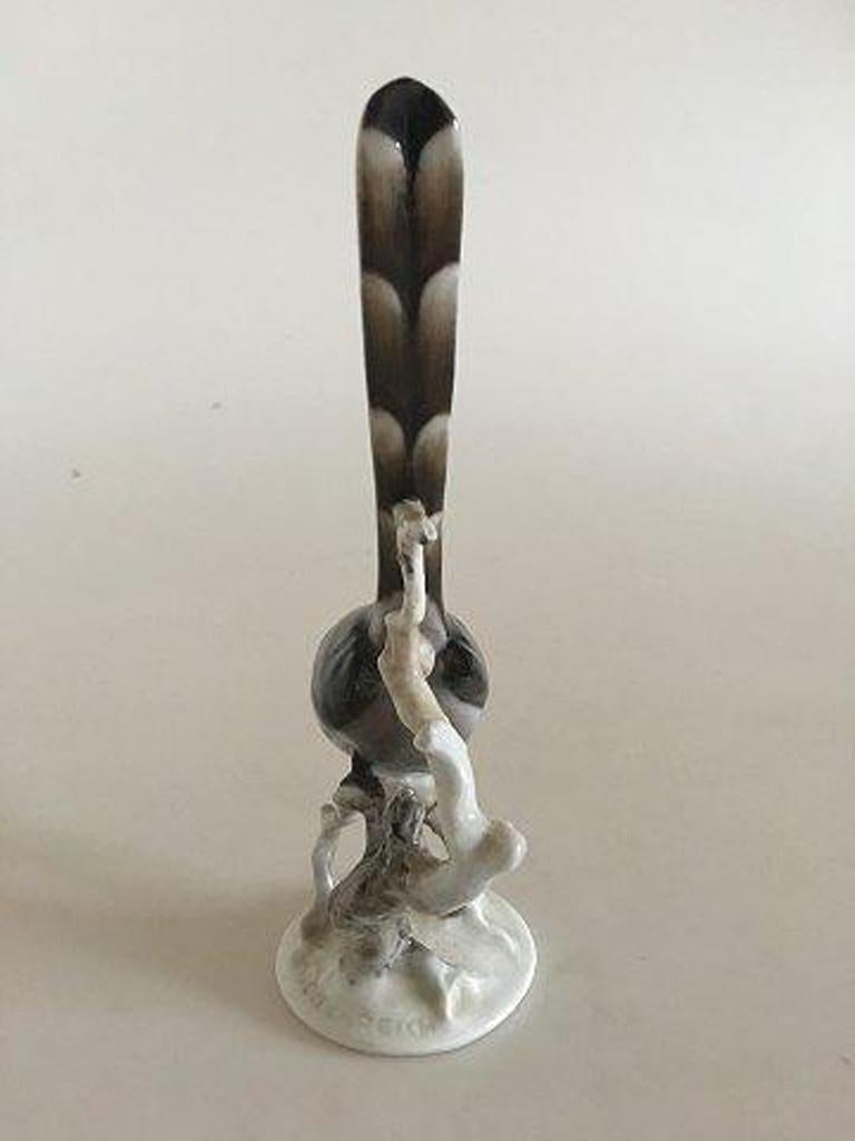 Rosenthal Schwanzmeise on Branch Figurine In Good Condition For Sale In Copenhagen, DK