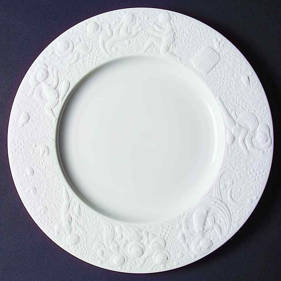 This set is notably served by a  Connoisseur of Style!
Famed Rosenthal  Magic Flute pattern Porcelain Dinner Set of Enlightened Masterwork Tableware for a Most Extraordinary Host!
A 'Tour de Force' set of 60 pieces (12- five place settings) of