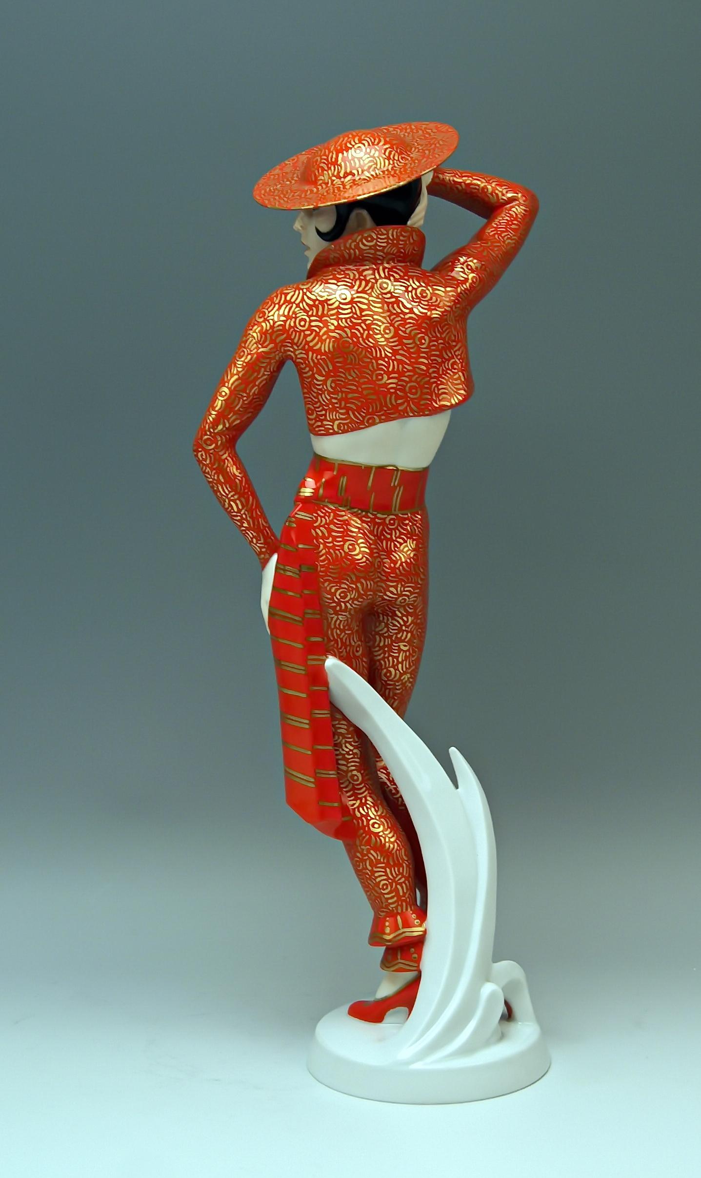 Art Deco Rosenthal Spanish Lady Dancer Carmen Selb, Germany, 1934 - height  15.94 inches