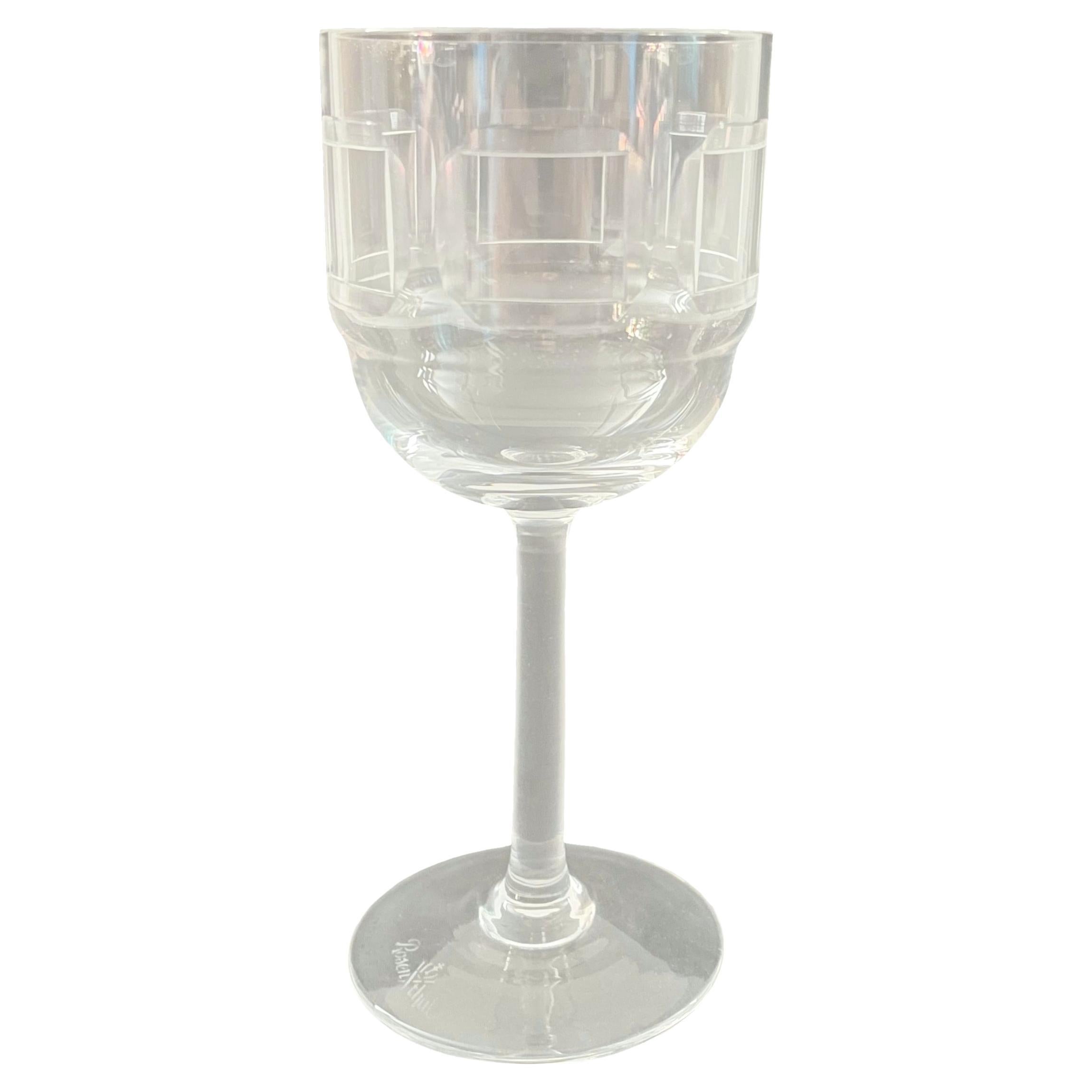 ROSENTHAL - SQUARES - Mid Century Crystal Liqueur Glass - Germany - Circa 1960's For Sale