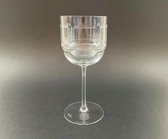 ROSENTHAL - SQUARES - Mid Century Crystal Wine Glass - Germany - Circa 1960's