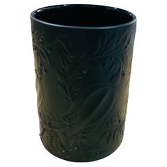 Vintage Rosenthal Studio Bjorn Winblad Black Porcelain Small Vase