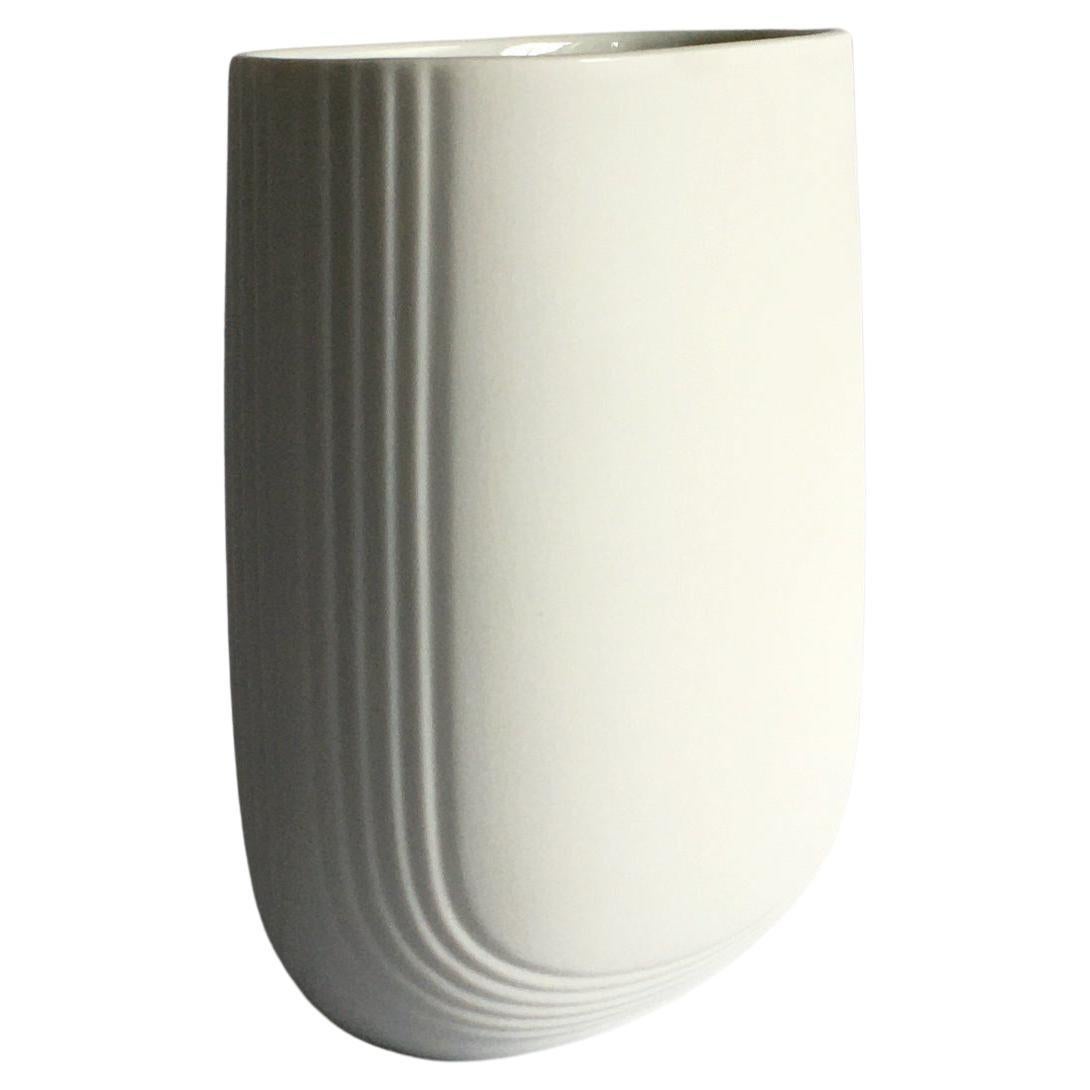 Rosenthal Studio Line, Christa Hausler-Goltz White Porcelain Bisque Vase