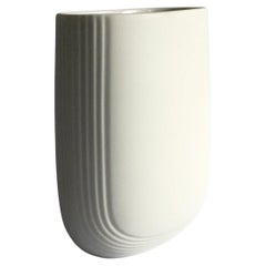 Rosenthal Studio Line de Christa Hausler-Goltz, Jarrón de bisqué de porcelana blanca