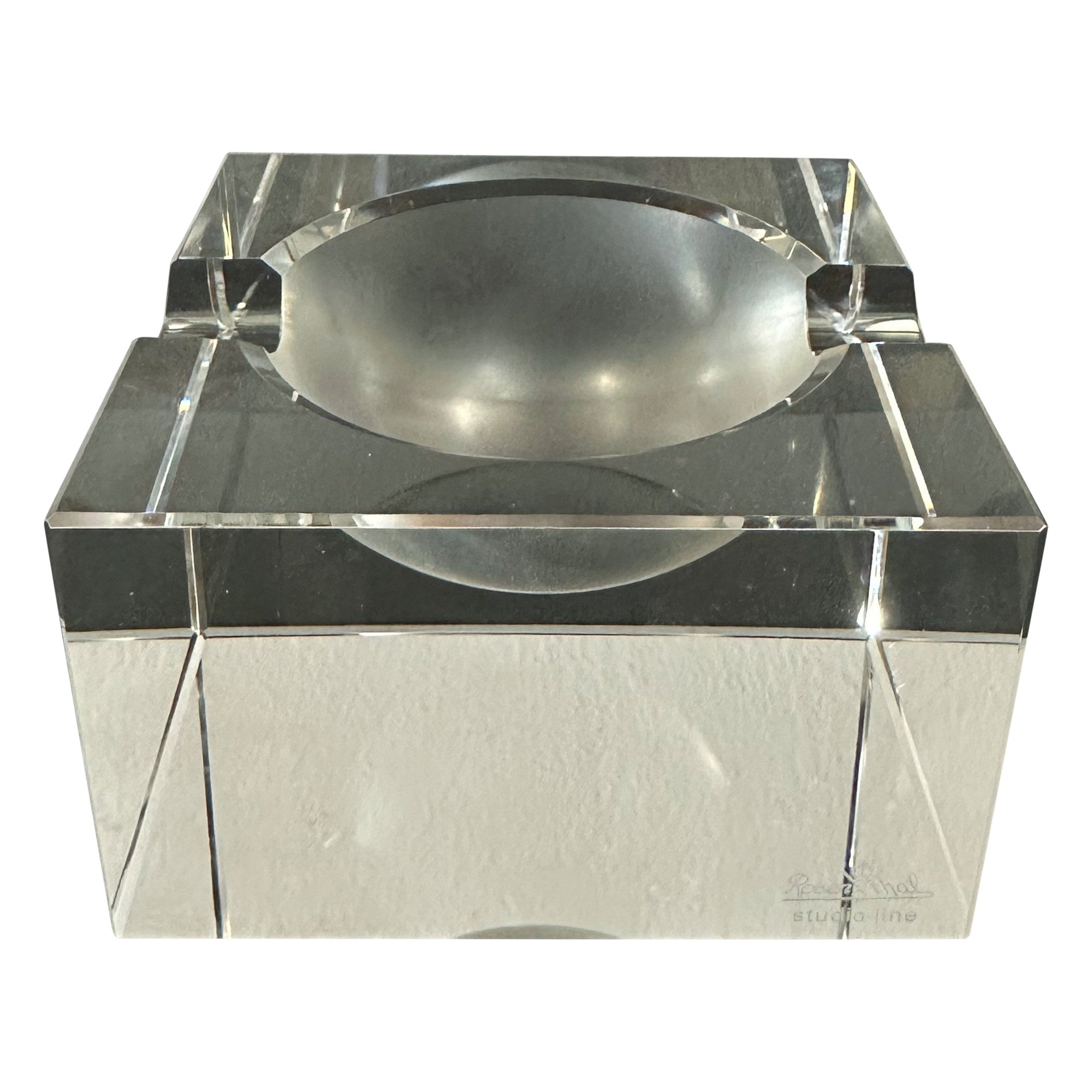 Rosenthal Studio-Line Crystal Vide Poche Change Tray or Ashtray