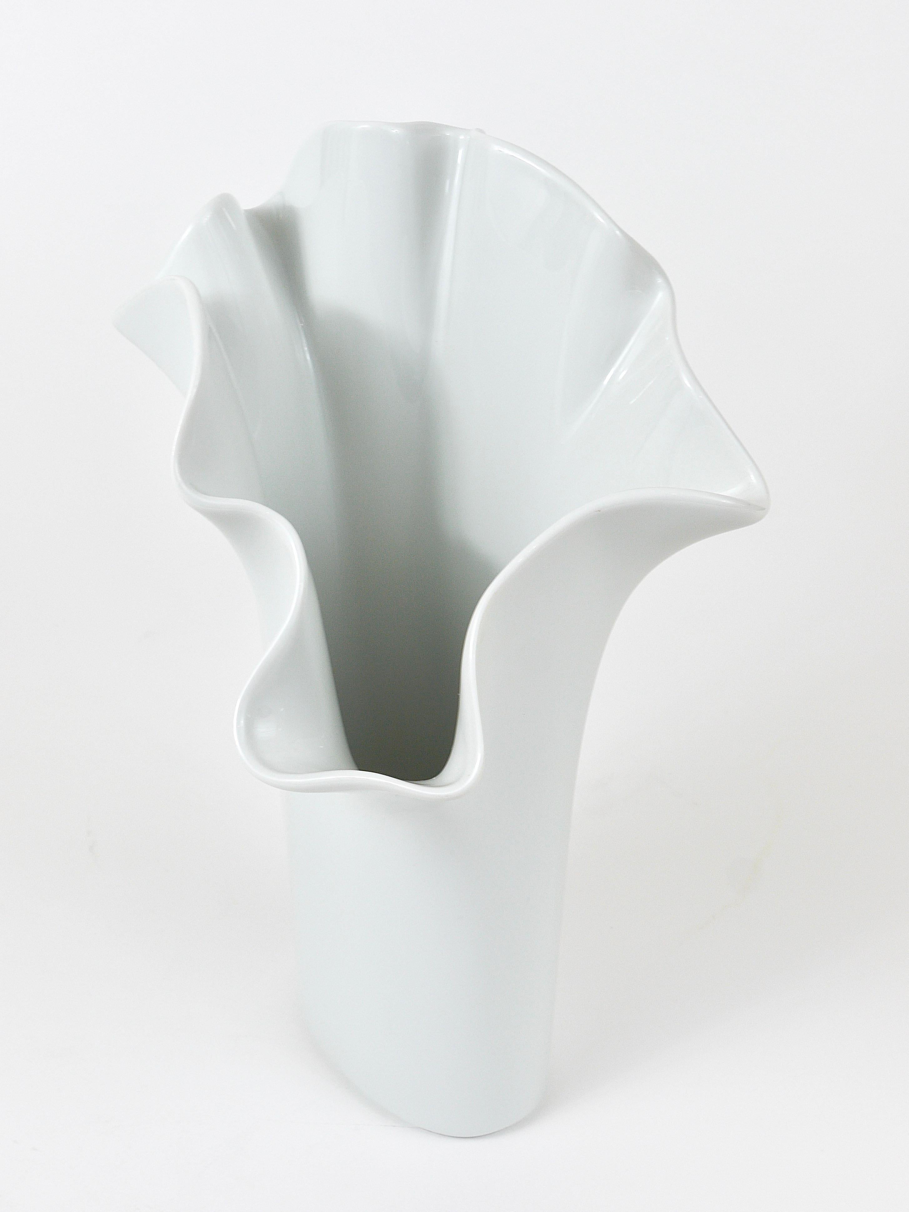 Rosenthal Studio-line Fazzoletto Asym Vase by Claus Josef Riedel, Germany, 1970s 8