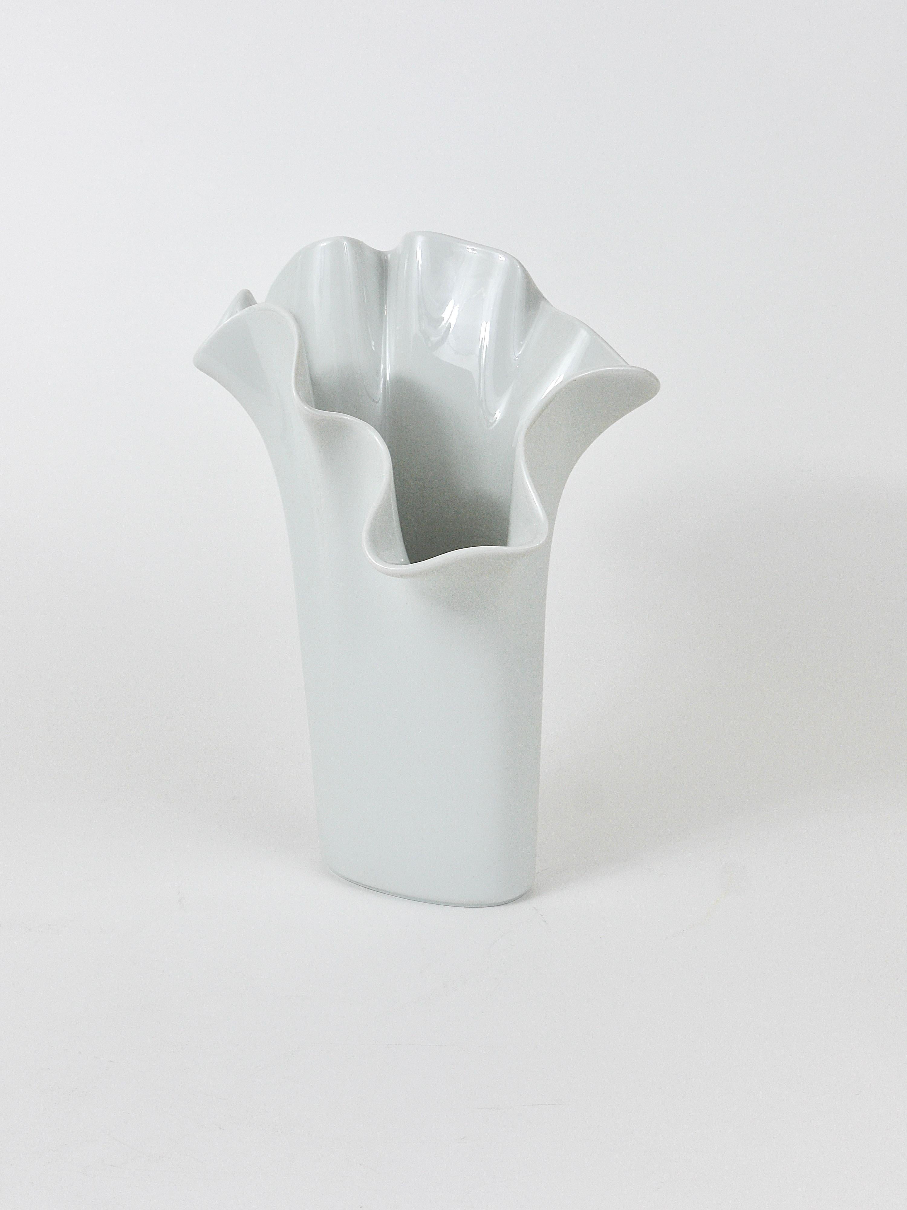 Rosenthal Studio-line Fazzoletto Asym Vase by Claus Josef Riedel, Germany, 1970s 11