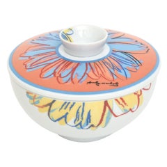 Rosenthal Studio Line Flower Porzellan bedeckt Zuckerdose nach Andy Warhol