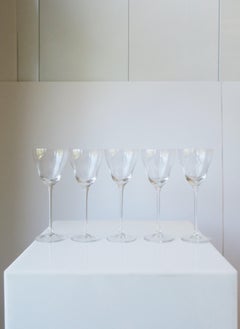 German Crystal Cocktail or Aperitif Glasses Rosenthal Studio-Line, Set of 5
