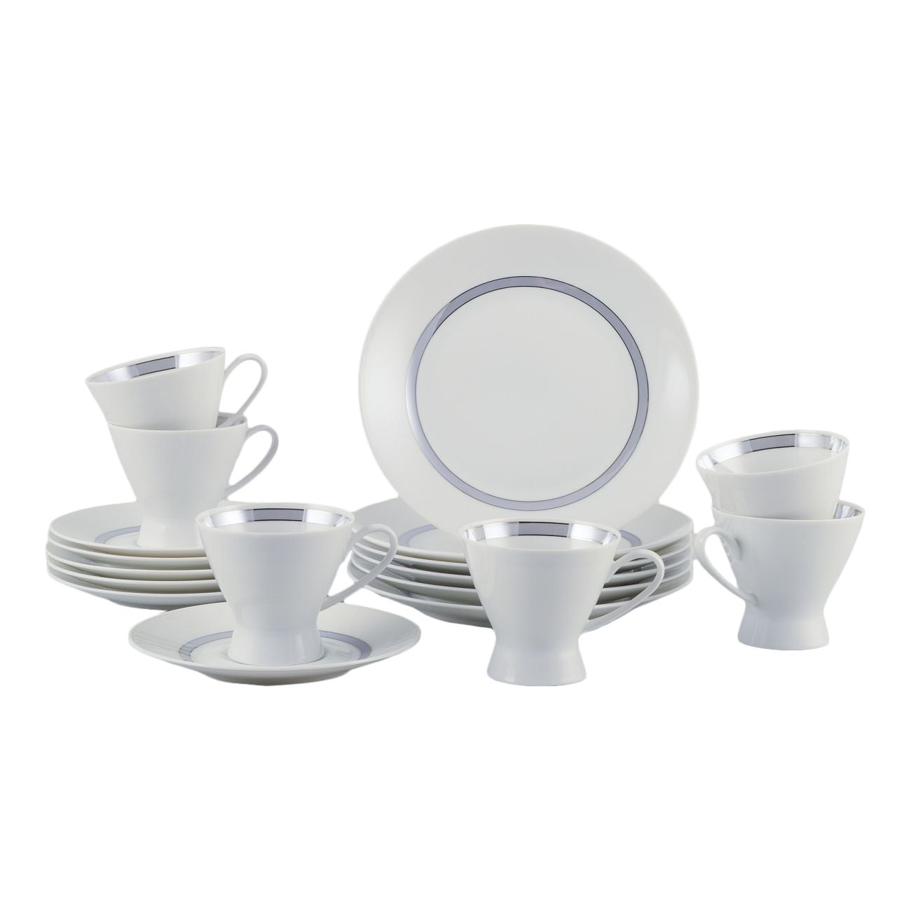 Rosenthal Studio-Line, Allemagne. Un service à café en porcelaine pour six personnes.