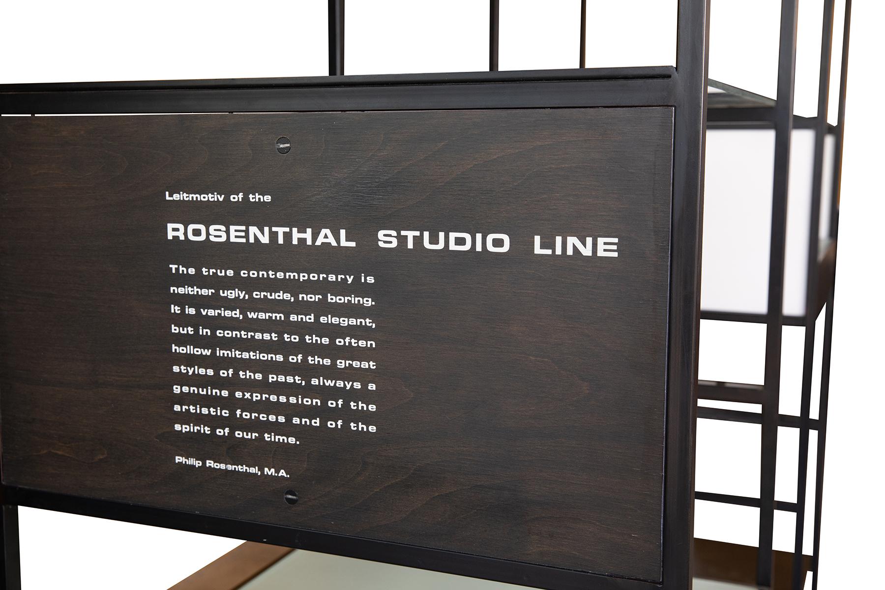 Mid-Century Modern Rosenthal Midcentury Studio-Line Original Display Model Wall Unit