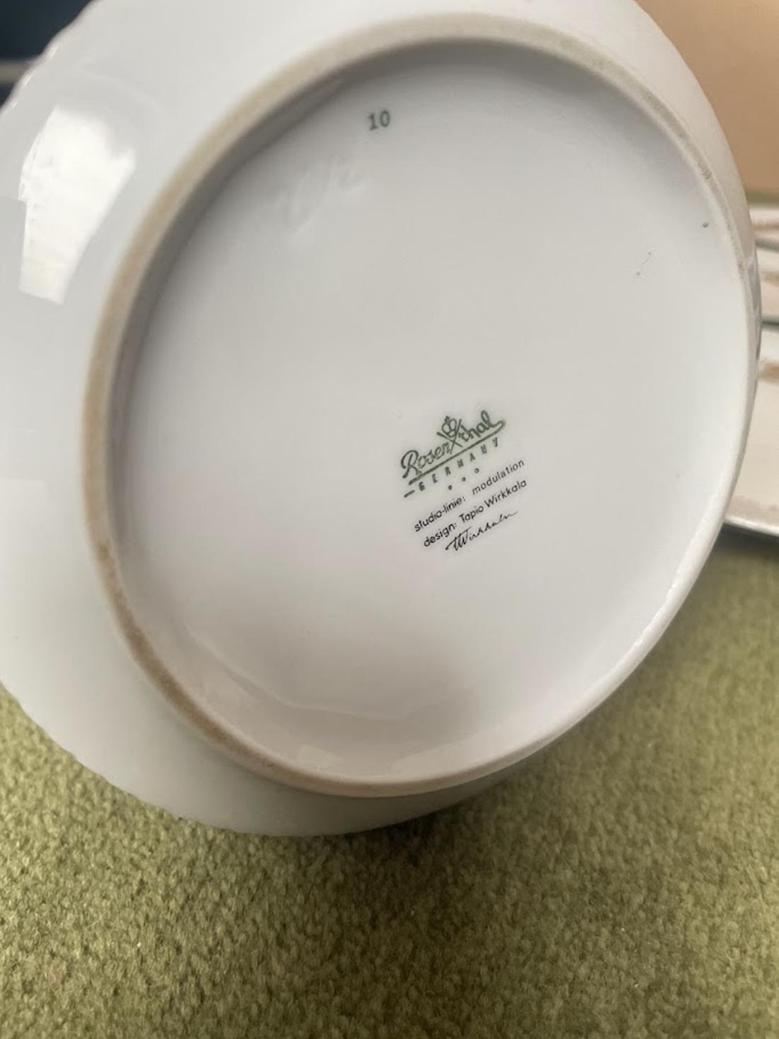 Rosenthal Studio Line Modulation Coffe Set by Tapio Wirkkala Germany 1970s For Sale 7
