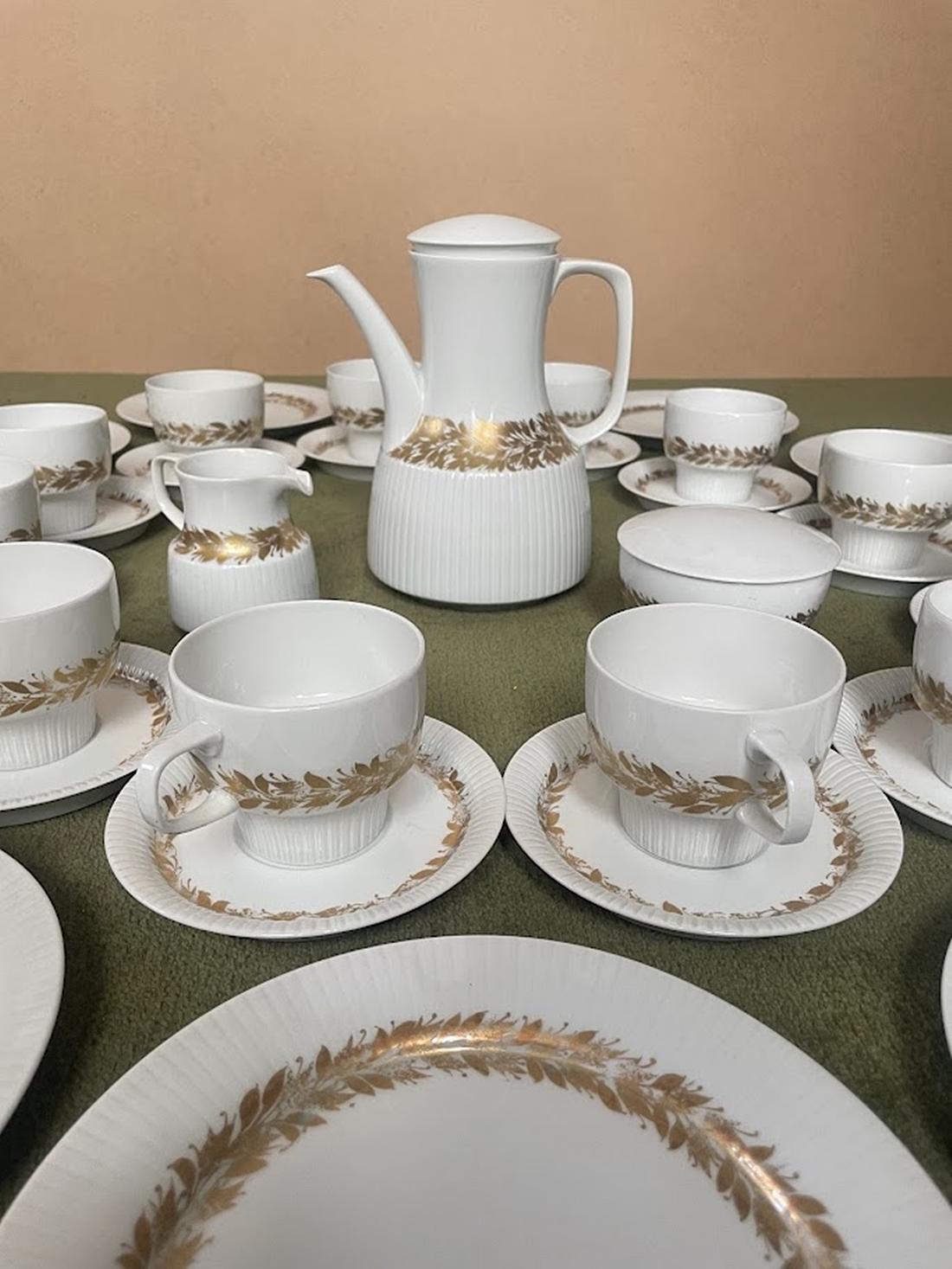 Late 20th Century Rosenthal Studio Line Modulation Coffe Set by Tapio Wirkkala Germany 1970s For Sale