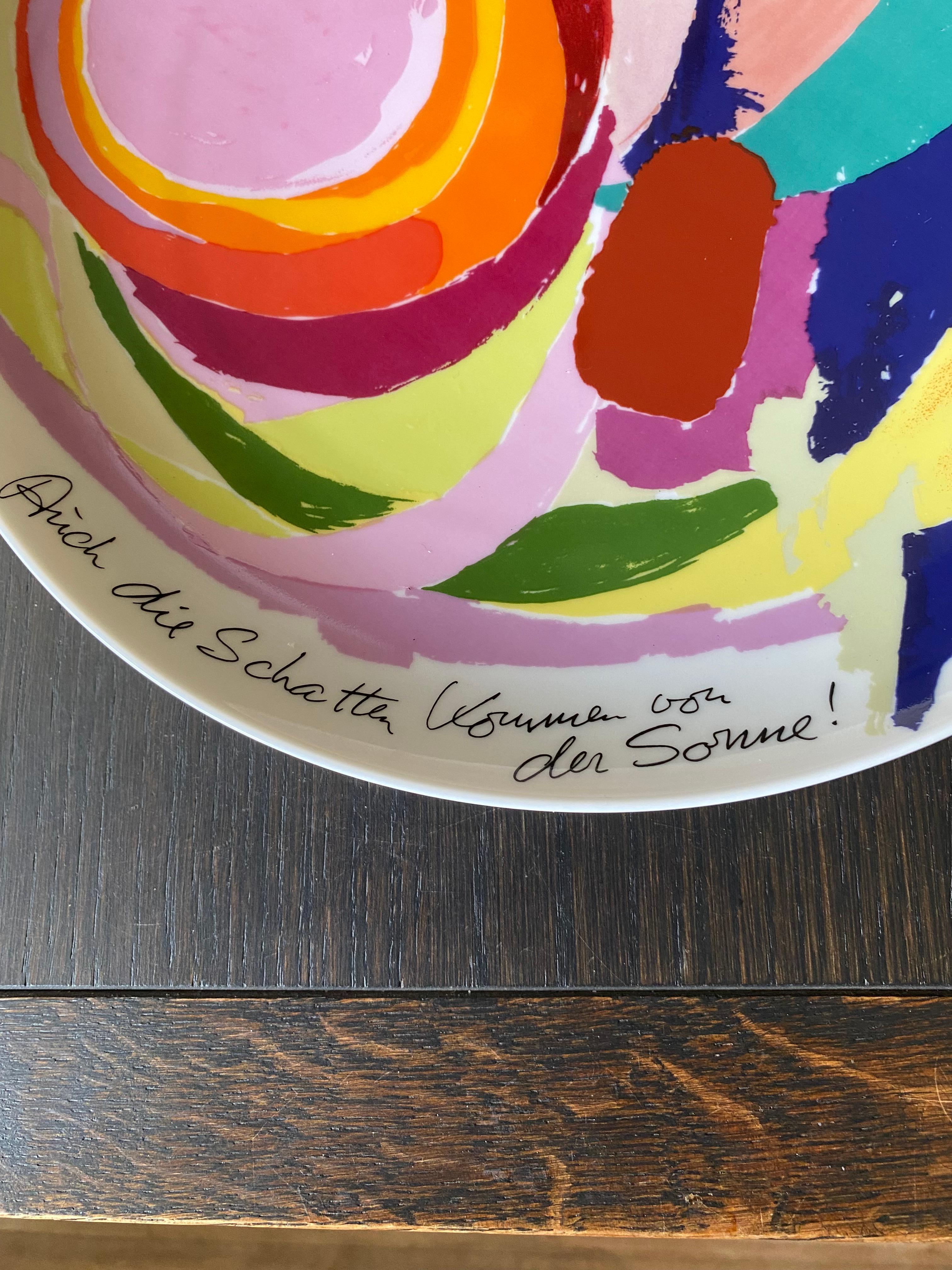 Rosenthal Studio Line Porcelain Plate by Björn Wiinblad 'Limited Edition' For Sale 4