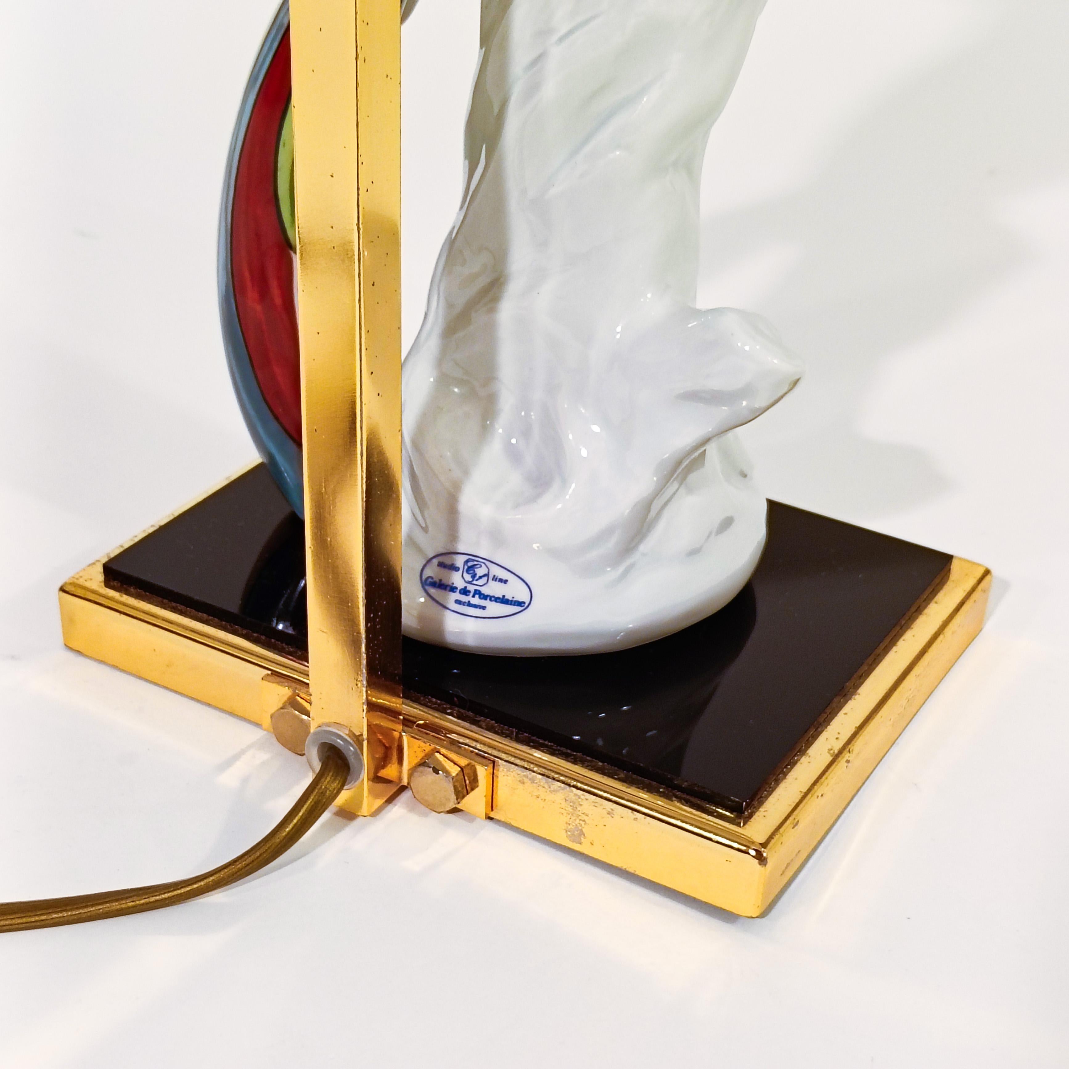 Rosenthal Studio-Line. Porcelain table lamp, Germany, 1980s For Sale 11
