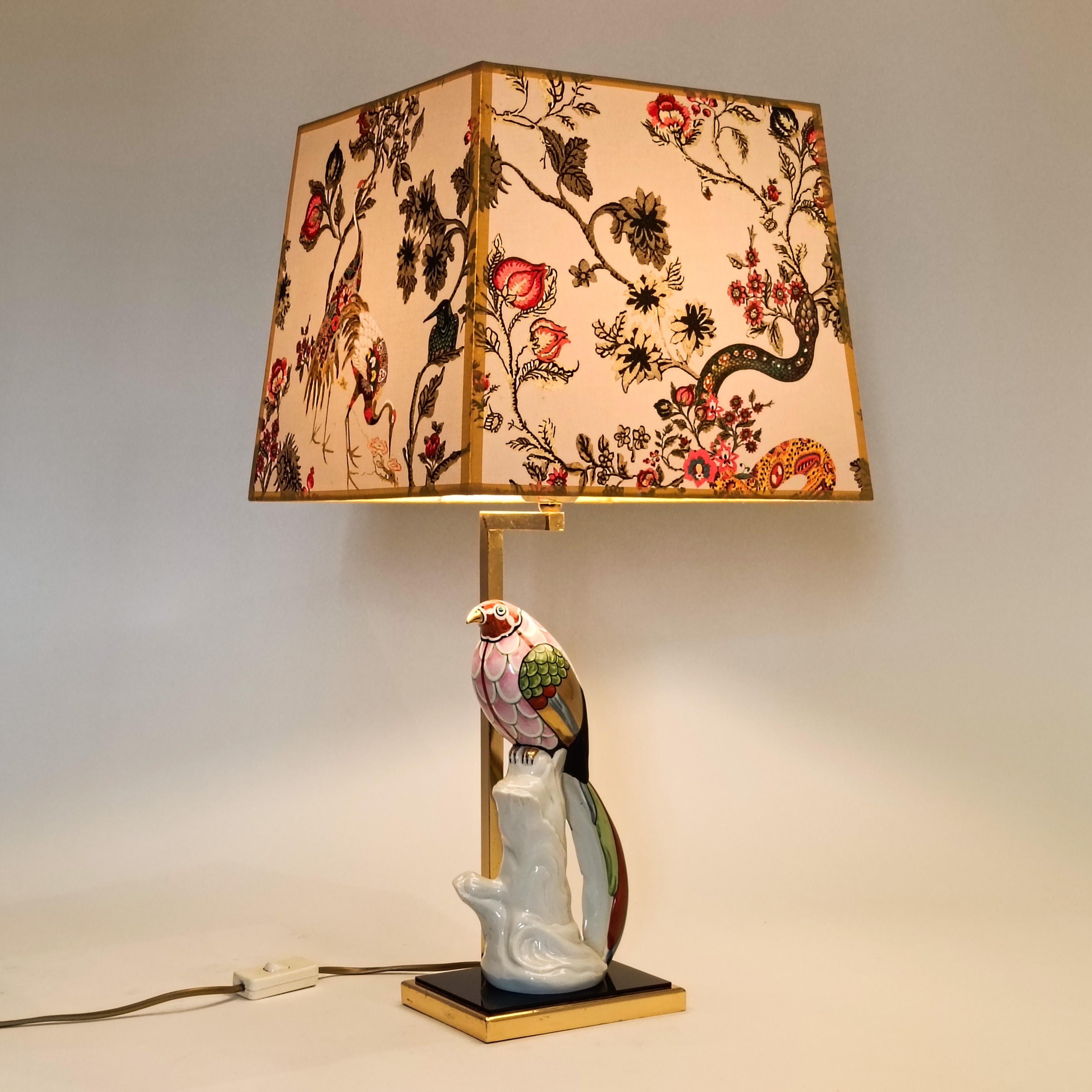 Rosenthal Studio-Line. Porcelain table lamp, Germany, 1980s In Excellent Condition For Sale In SANT ADRIÀ DE BESÒS, ES