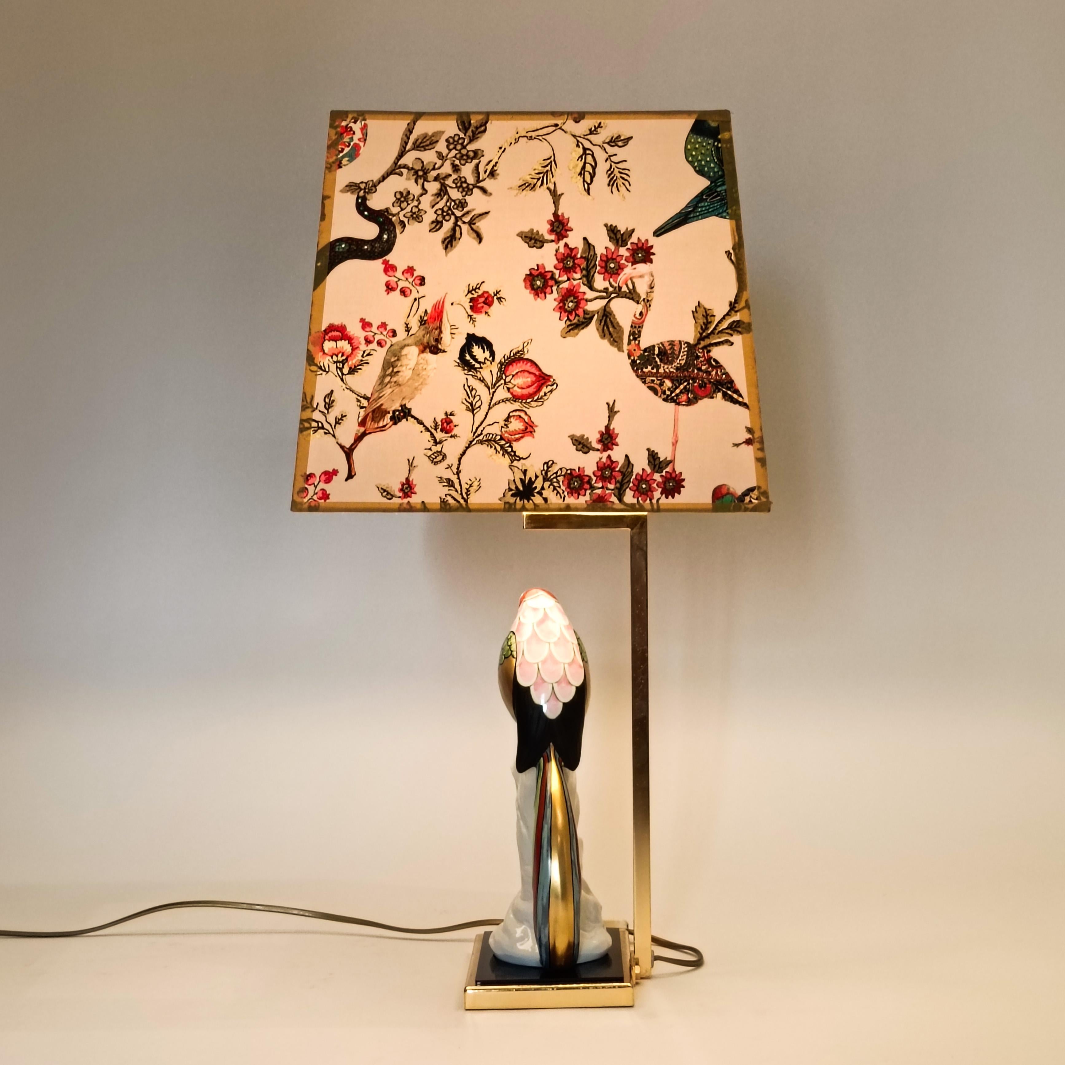 Metal Rosenthal Studio-Line. Porcelain table lamp, Germany, 1980s For Sale