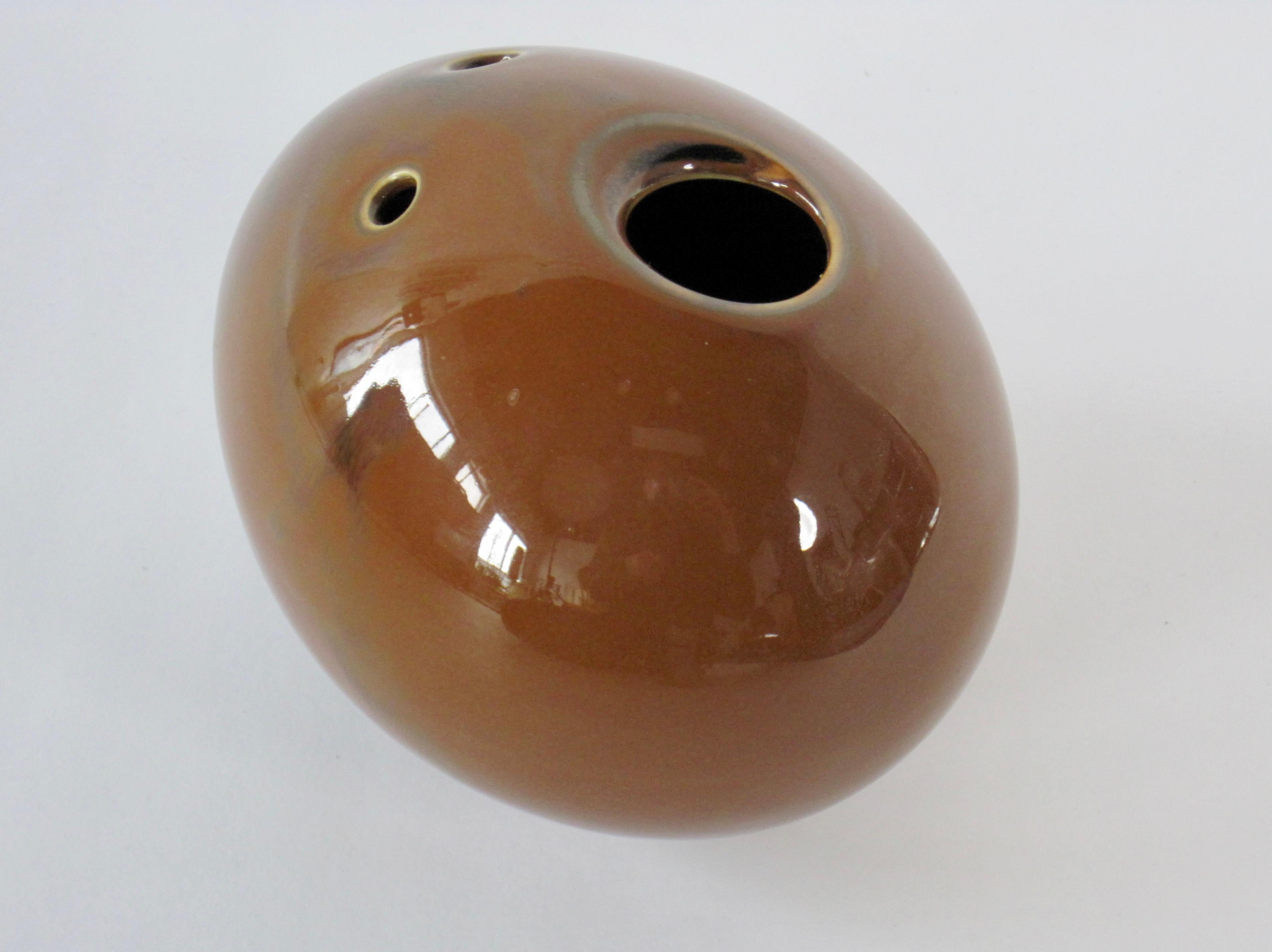 Vernissé Rosenthal Studio-linie Vase à bourgeons ovales en vente