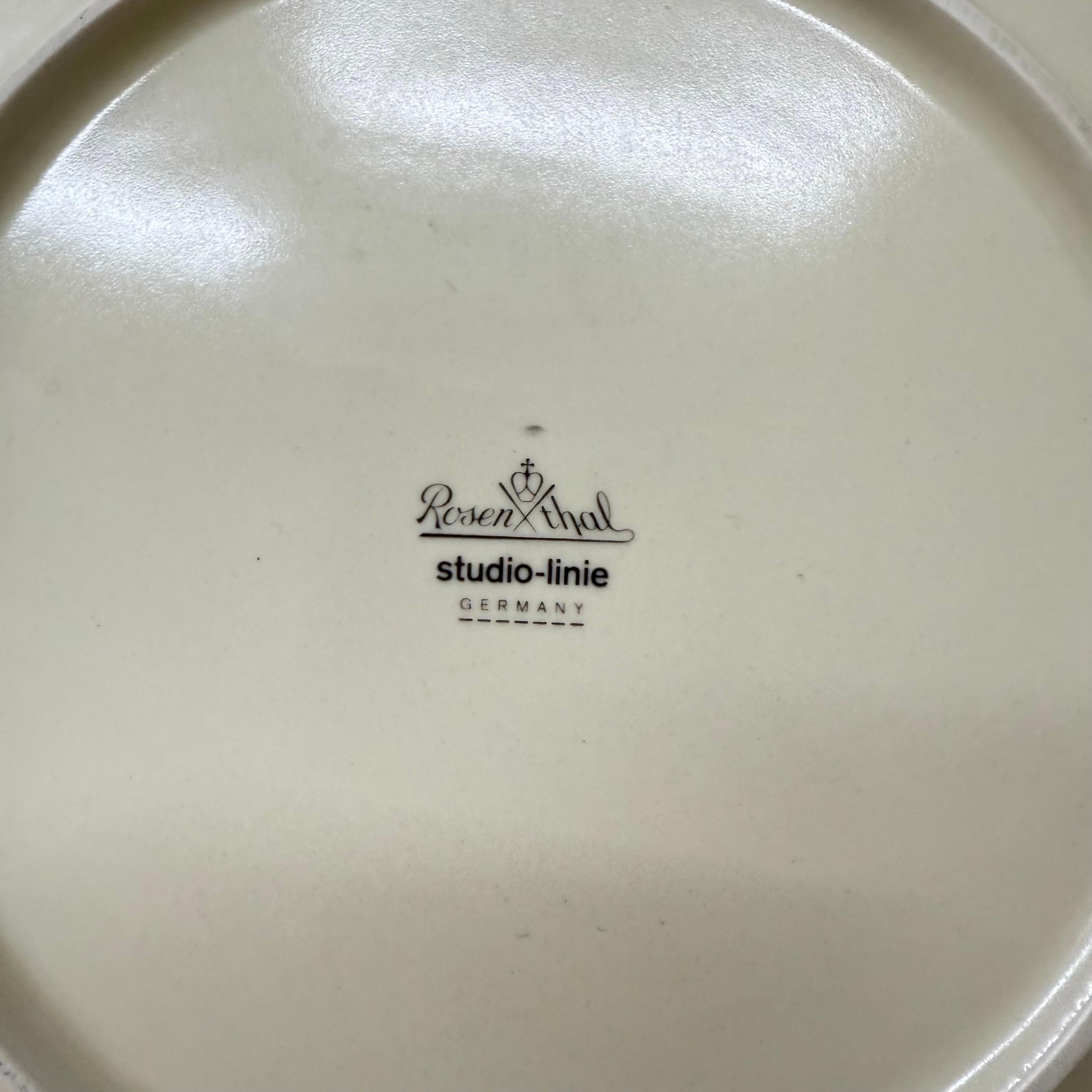 Rosenthal studio linie flash un jarron ceramica , 1980s Memphis en venta 5
