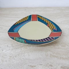 Rosenthal studio linie flash one vase keramik , 1980er Memphis