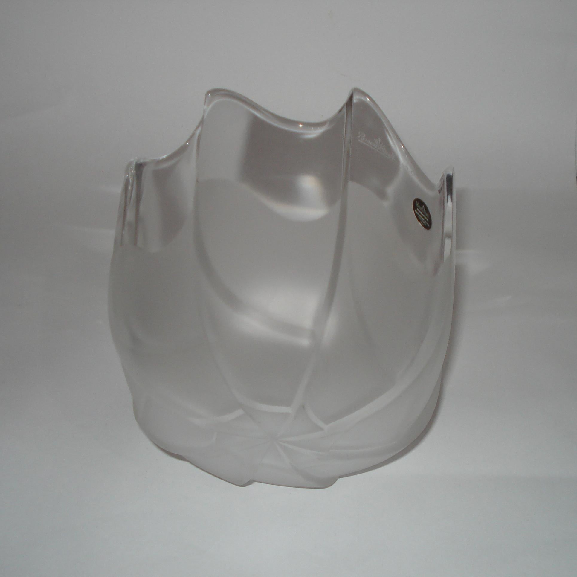 Rosenthal Studio-Linie Frosted Crystal Bowl For Sale 2