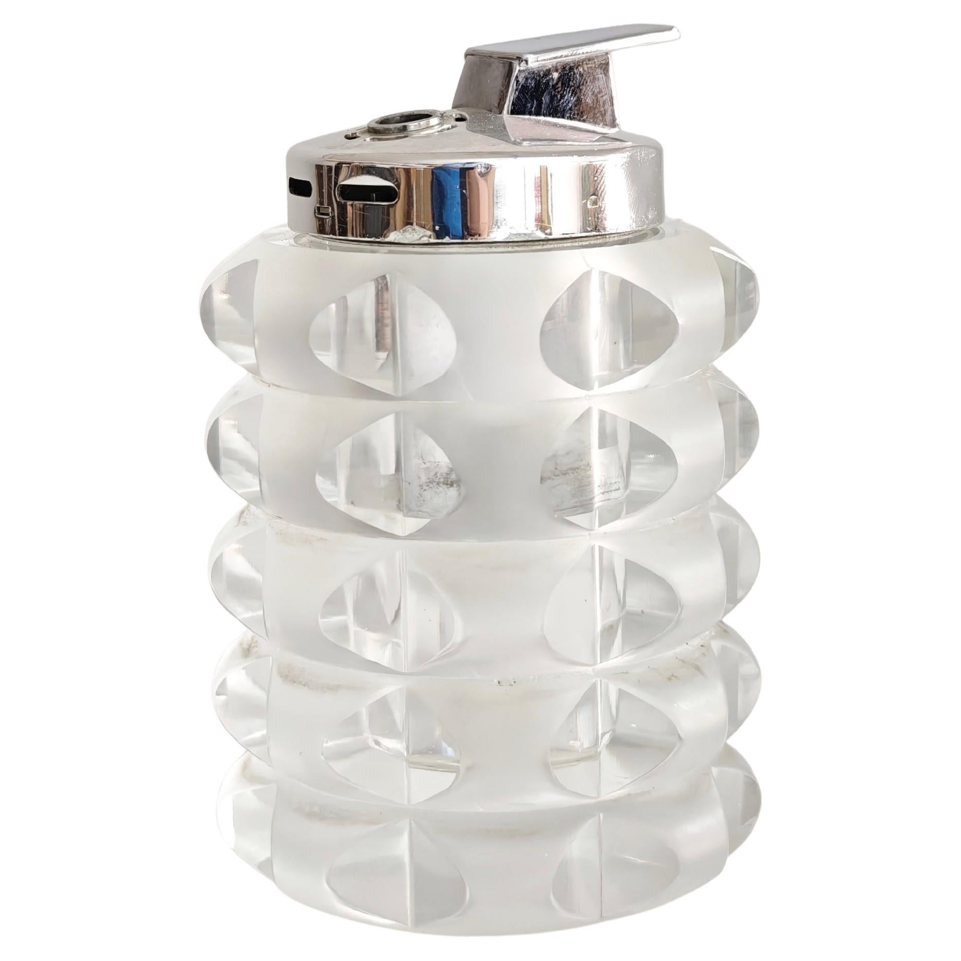 Rosenthal Studio Linie Glass Table Lighter Mid-Century Modern 1970s ca