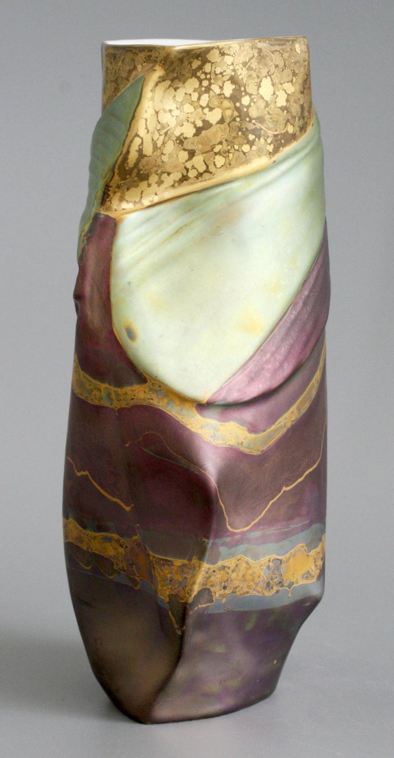 Rosenthal StudioLinie Johan Van Loon and H Dresler Metallic Glazed