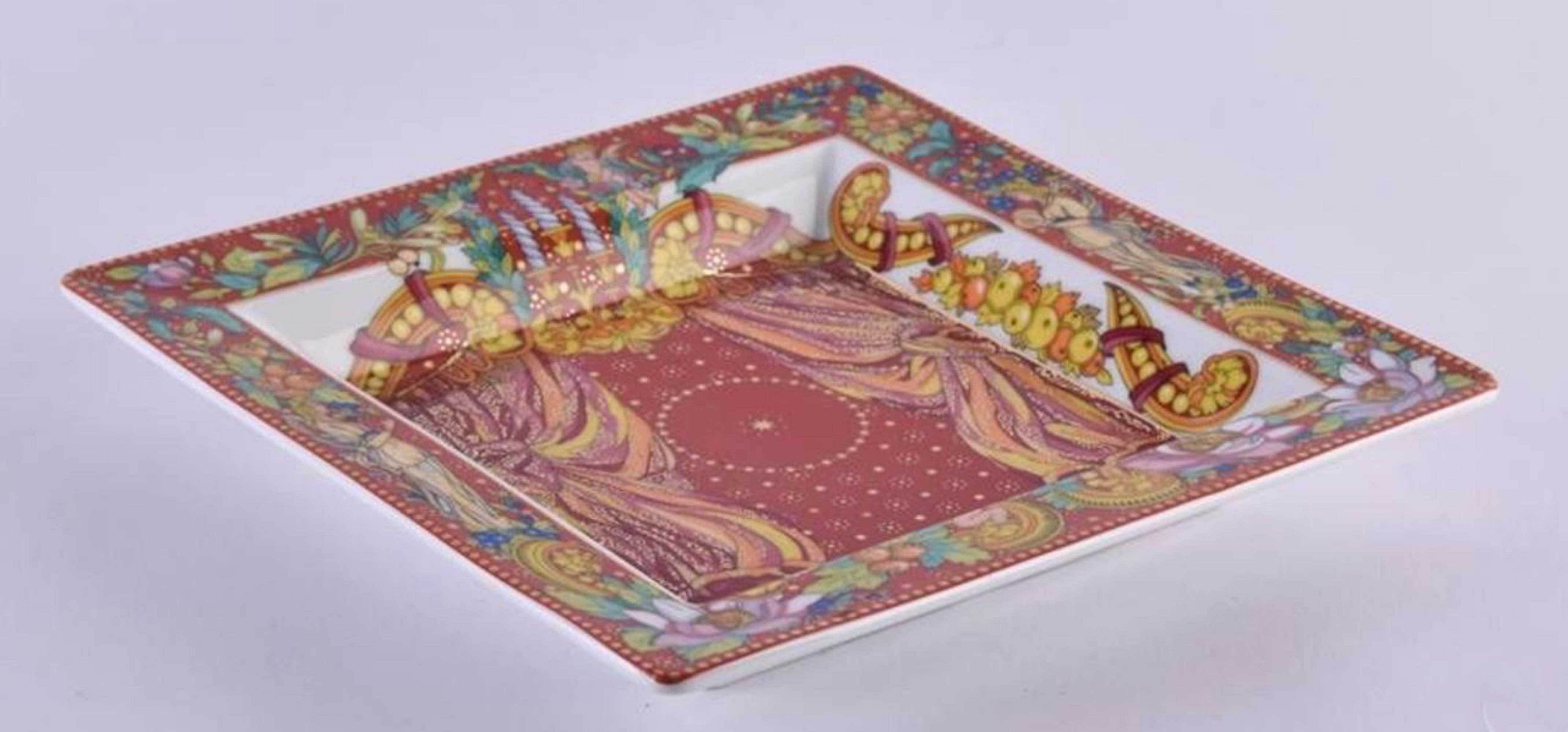 Cuenco para ofrendas Rosenthal Studioline, Porcelana Versace, Decoración Le Reve de Noel en Bueno estado para la venta en Madrid, ES