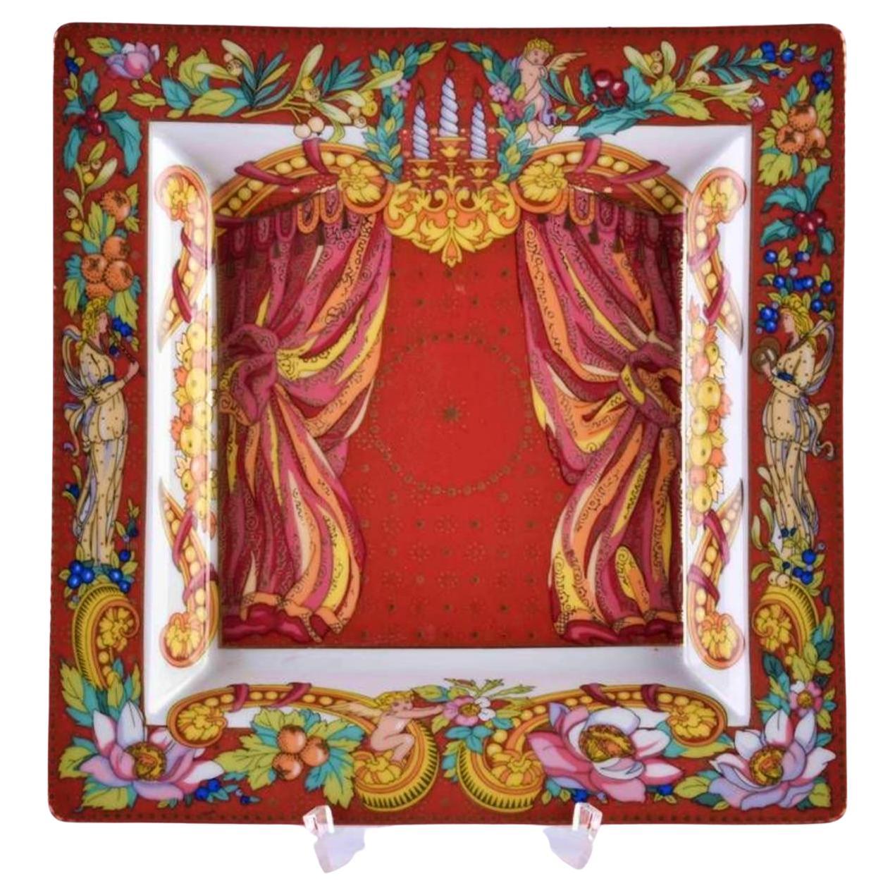 Rosenthal Studioline offering bowl, Versace Porcelain, Le Reve de Noel Decor