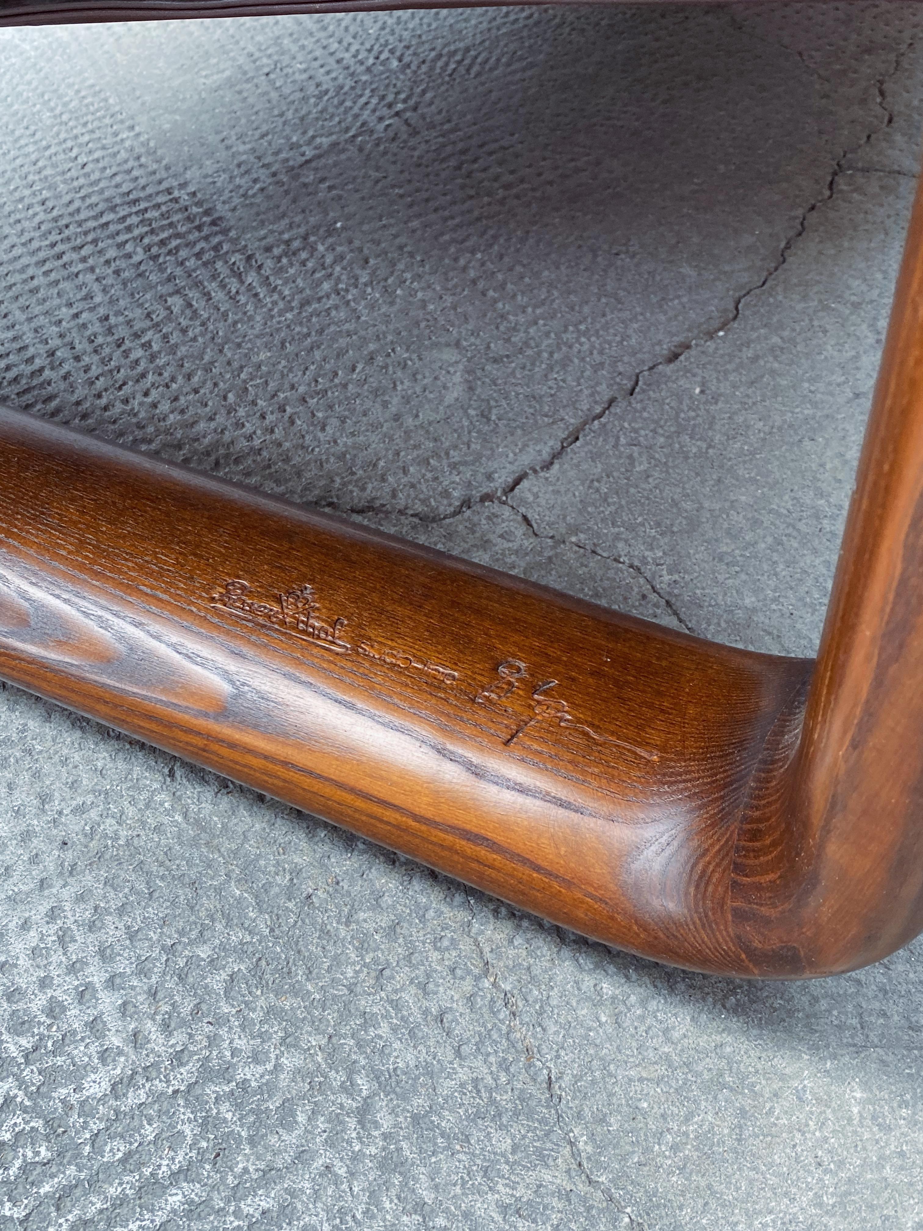 Rosenthal Studioline Ensemble canapé et Sessel Esche Holz Leder,Allemagne, 1970 en vente 10