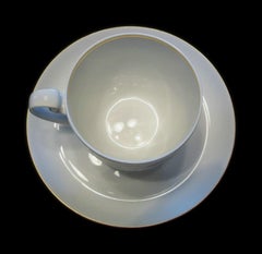 ROSENTHAL - Tapio Wirkkala - Porcelain Tea Cup & Saucer - Germany - 20th Century