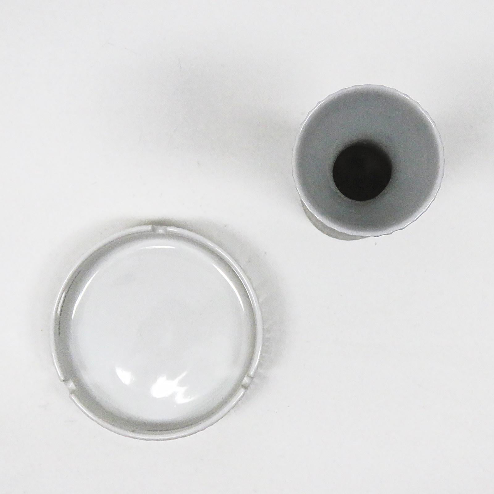 Rosenthal, Vase und Aschenbecher, 1960 (Porzellan) im Angebot
