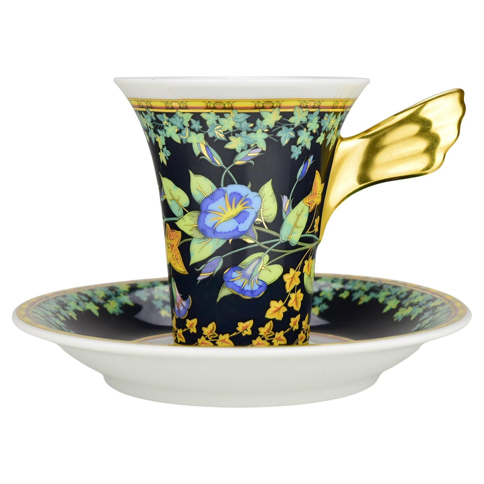 Rosenthal Versace Espresso Cup
Saucer “Gold Ivy” Form by Paul Wunderlich
