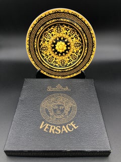 Rosenthal Versace 'Floralia Gold' Plate Boxed