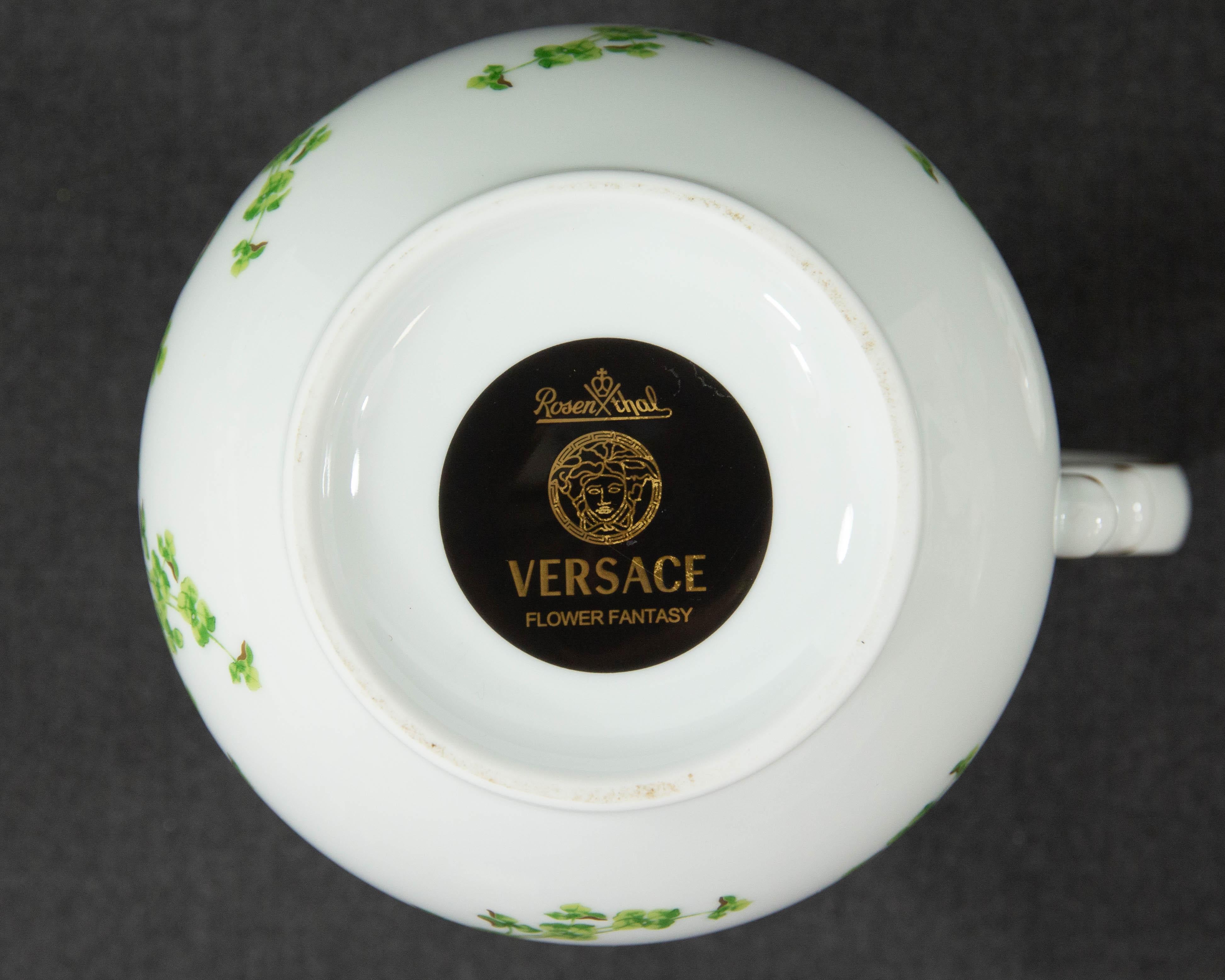 Rosenthal Versace, Flower Fantasy, Coffee Pot For Sale at 1stDibs